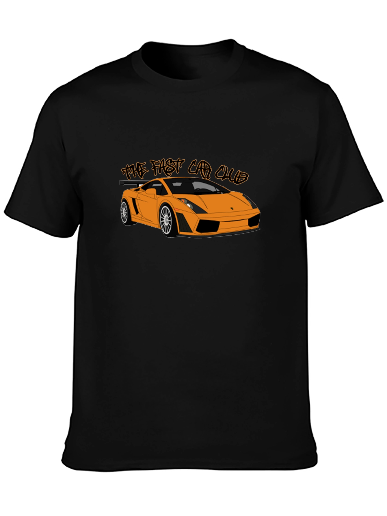 Fast Car Club Graphic Tee - Sleek Automotive Design