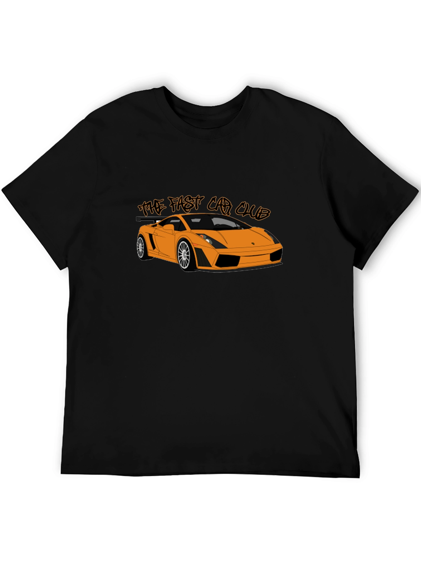 Fast Car Club Graphic Tee - Sleek Automotive Design