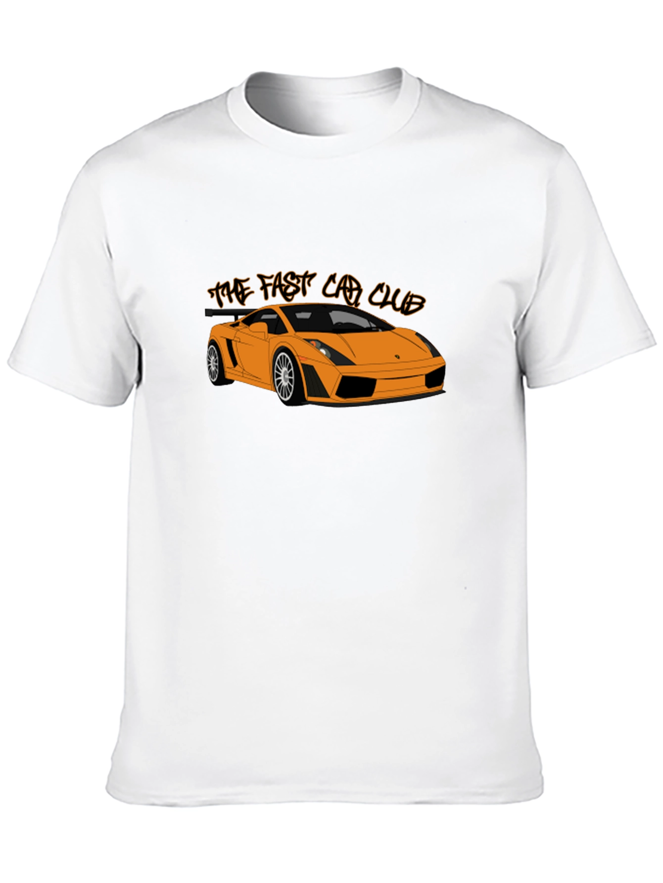 Fast Car Club Graphic Tee - Sleek Automotive Design