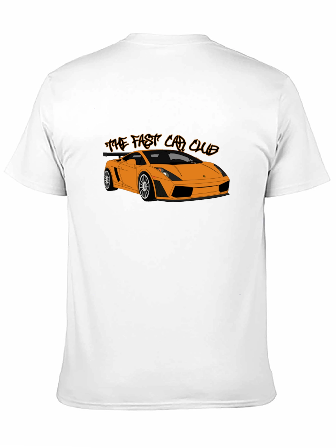Fast Car Club Graphic Tee - Sleek Automotive Design