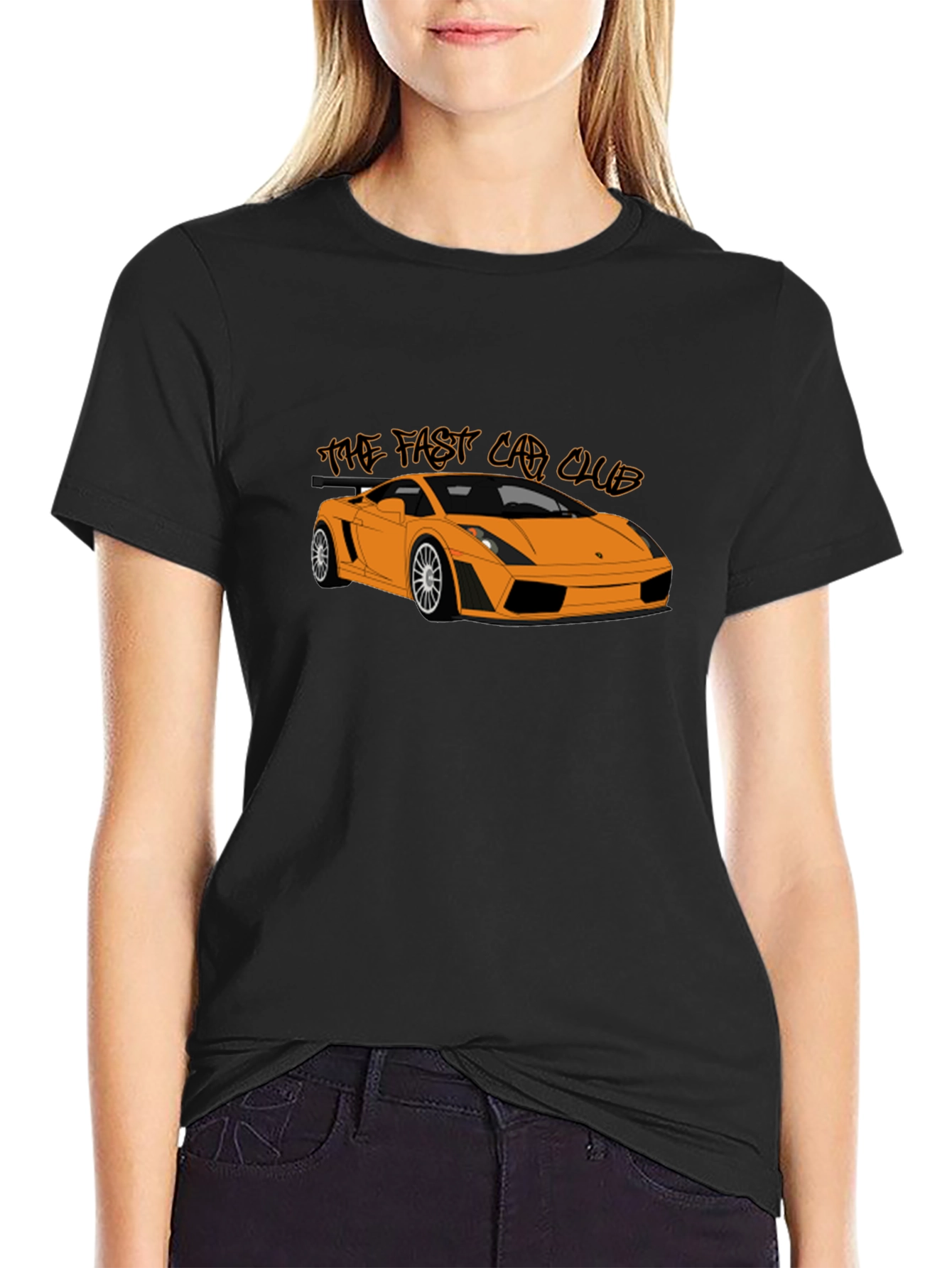 Fast Car Club Graphic Tee - Sleek Automotive Design