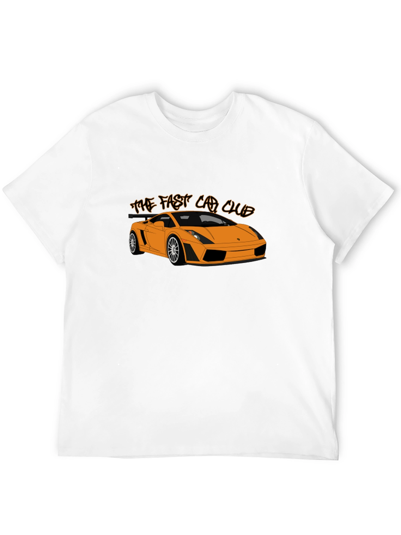 Fast Car Club Graphic Tee - Sleek Automotive Design