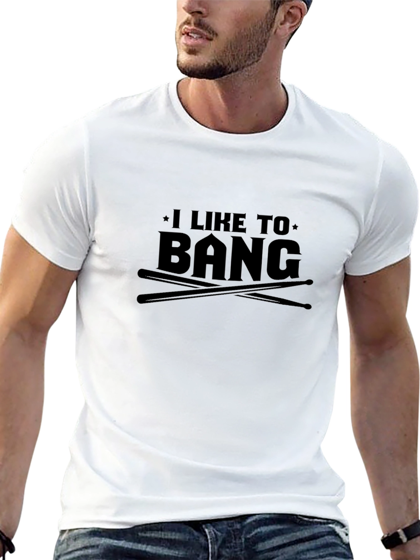 I Like to Bang Drummer T-Shirt