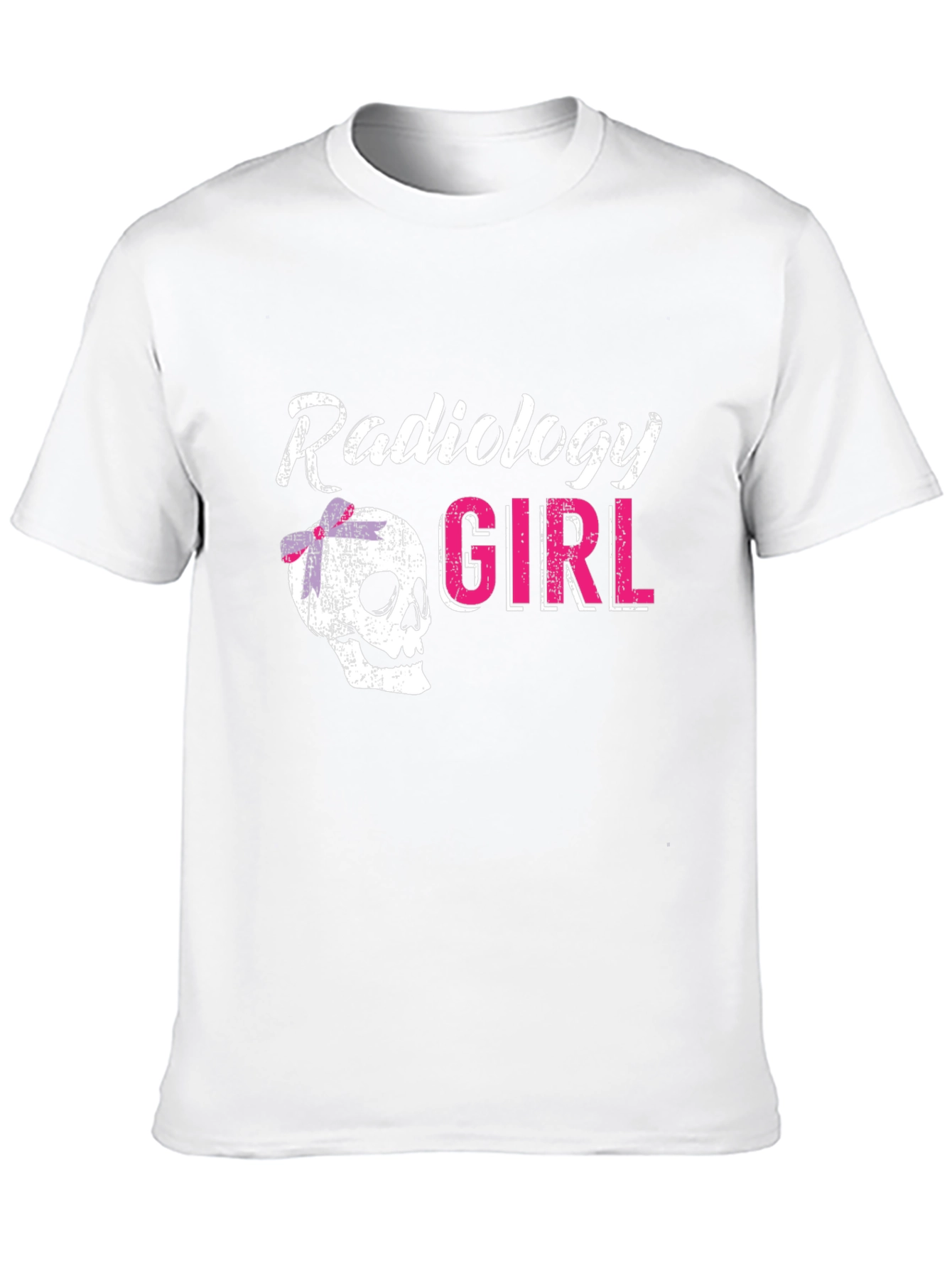 Radiology Girl Skull Graphic Tee