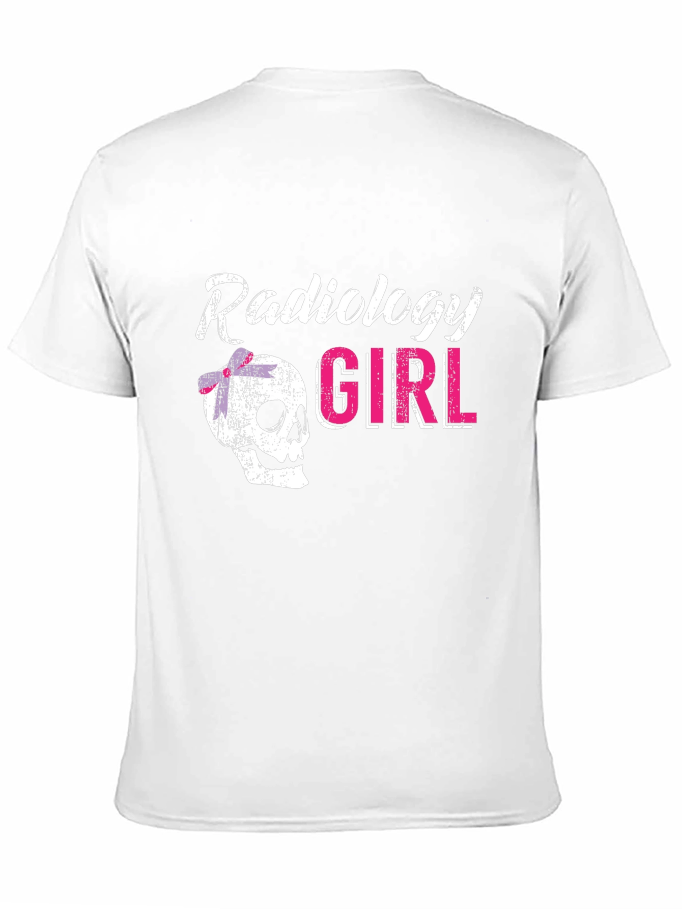 Radiology Girl Skull Graphic Tee
