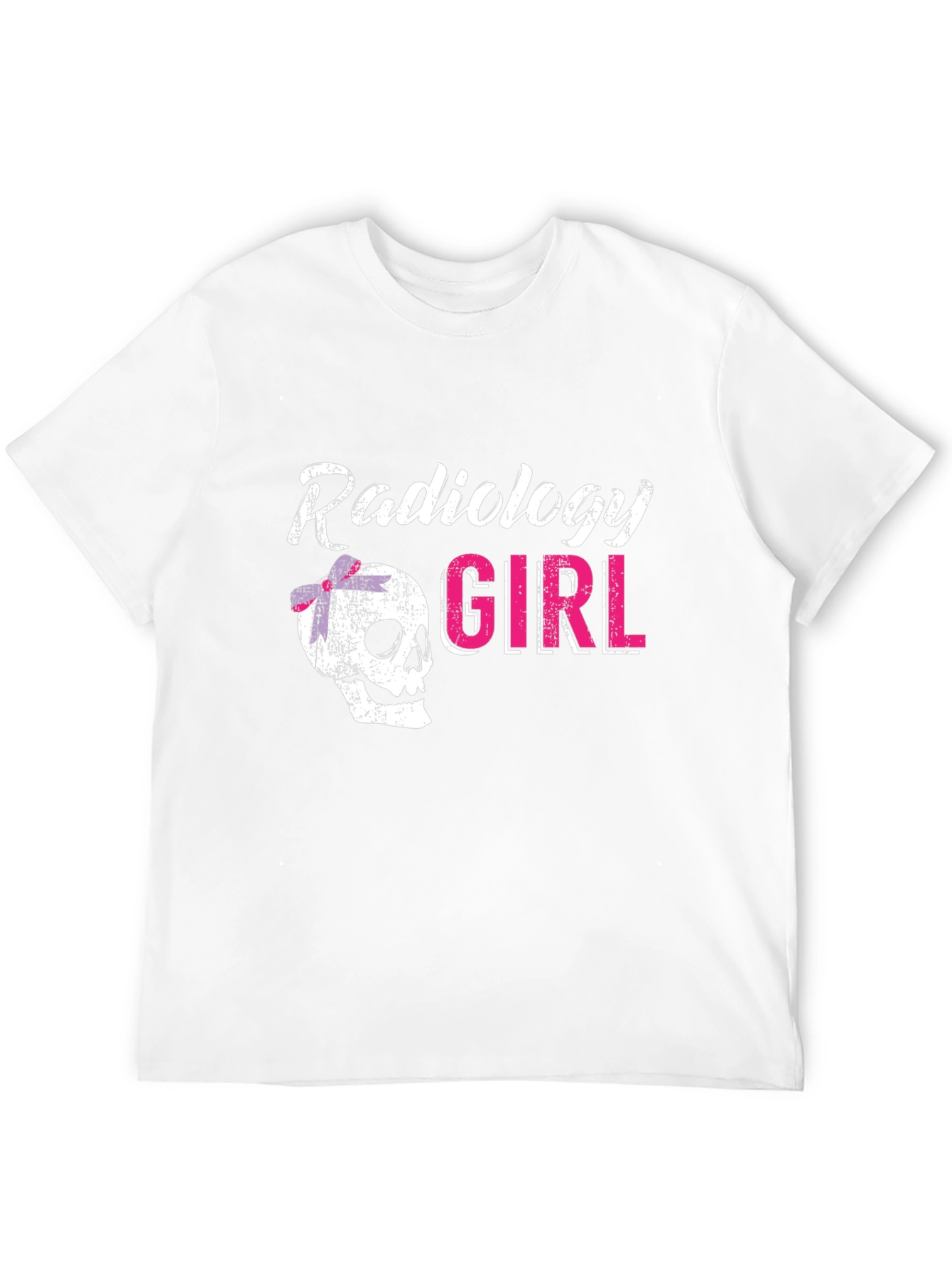 Radiology Girl Skull Graphic Tee