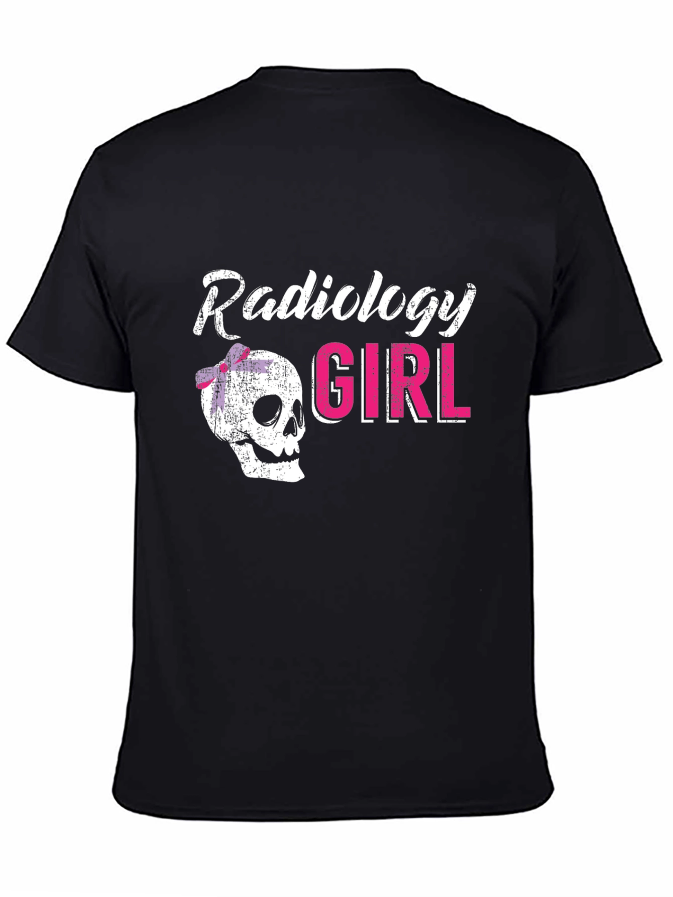 Radiology Girl Skull Graphic Tee