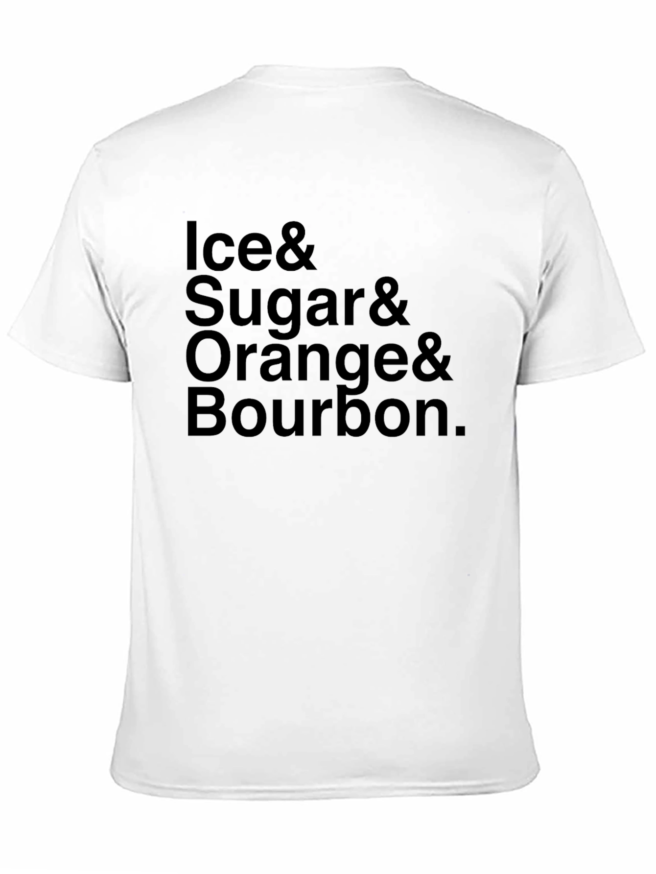 Ice Sugar Orange Bourbon Cocktail T-Shirt