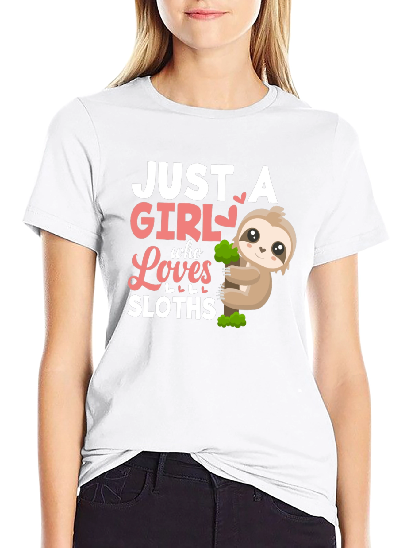 Just A Girl Who Loves Sloths T-Shirt
