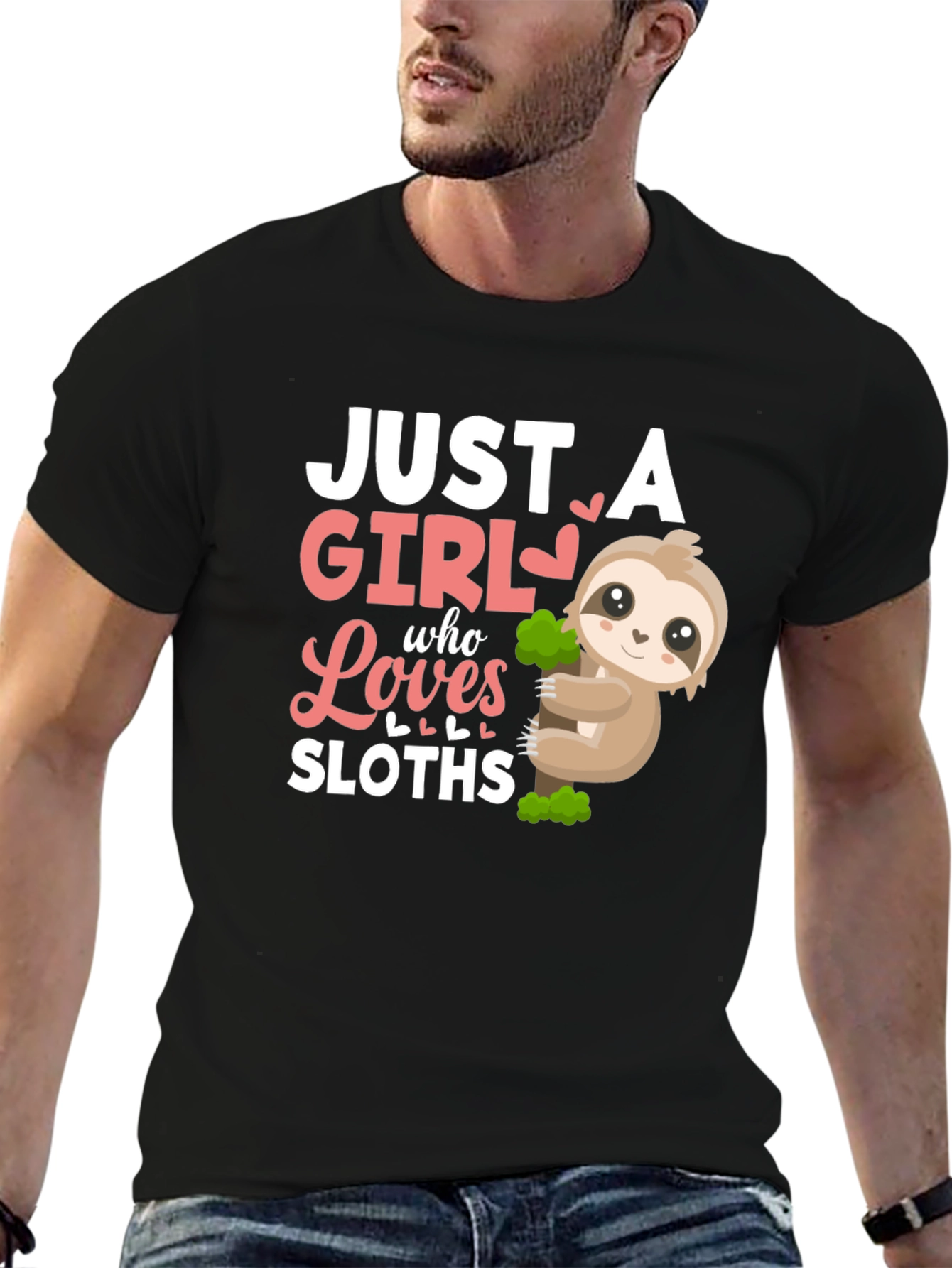 Just A Girl Who Loves Sloths T-Shirt