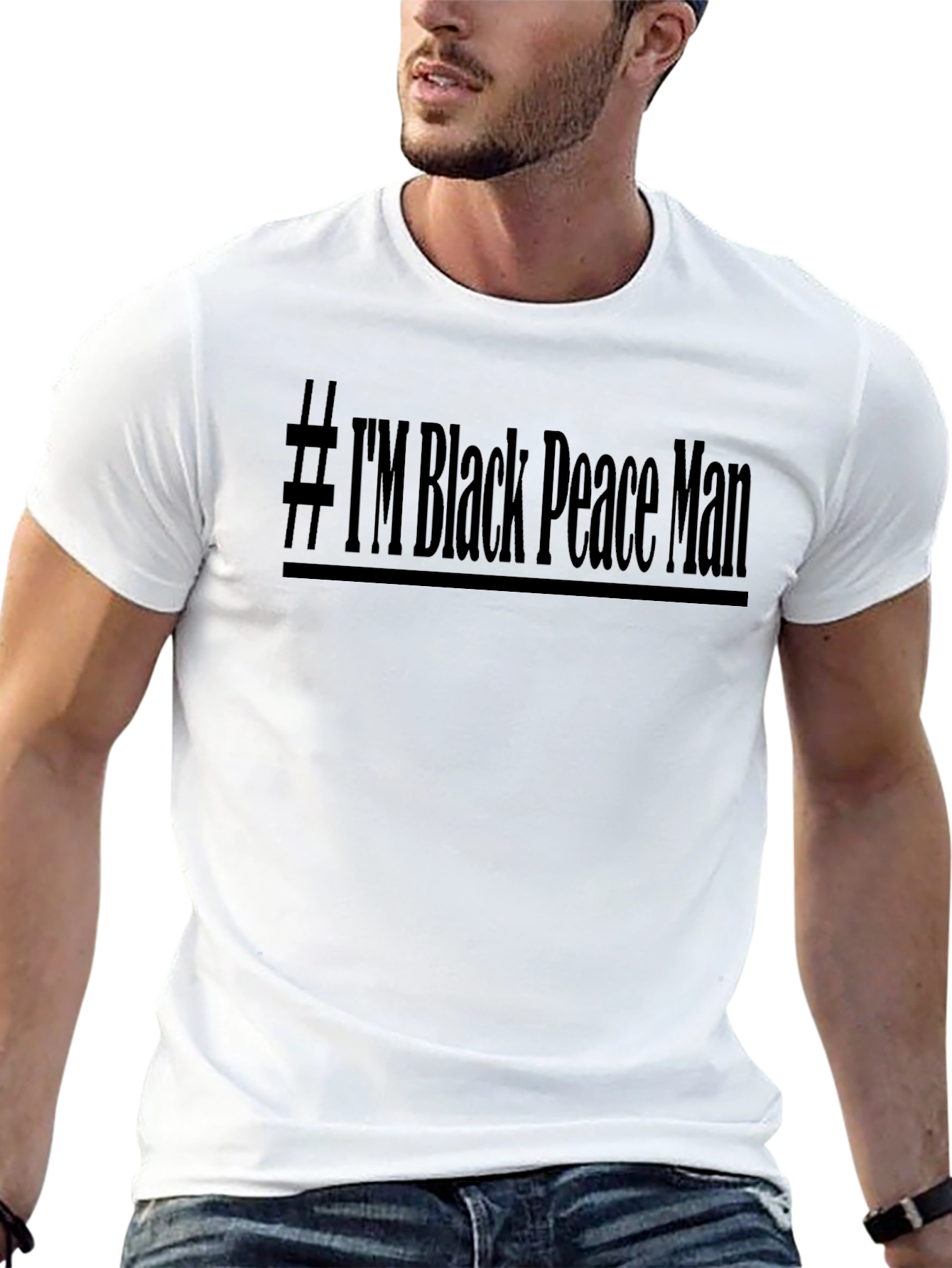 Im Black Peace Man T-Shirt