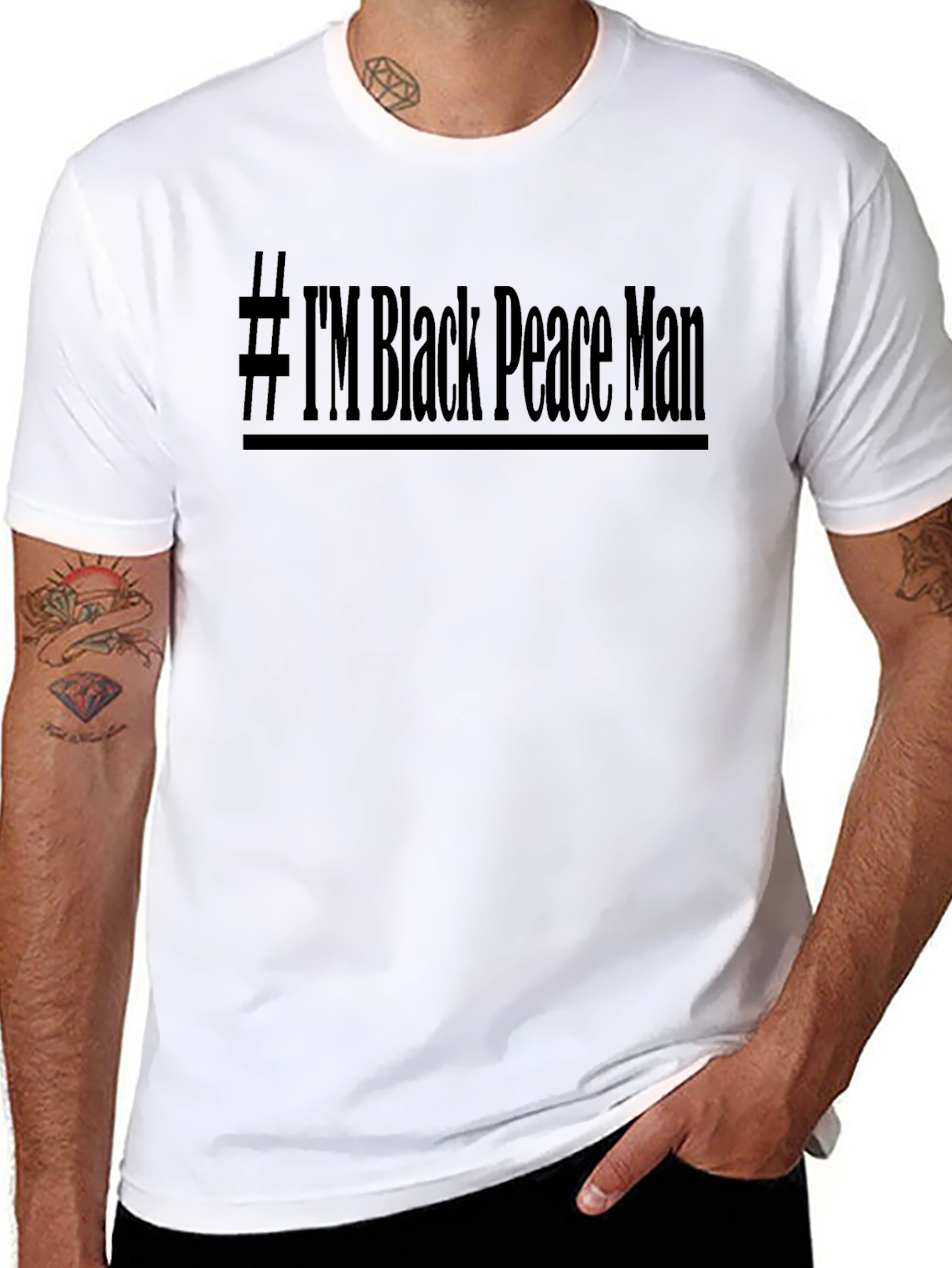 Im Black Peace Man T-Shirt