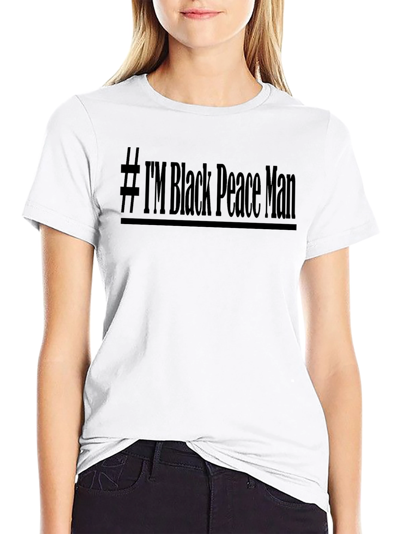 Im Black Peace Man T-Shirt