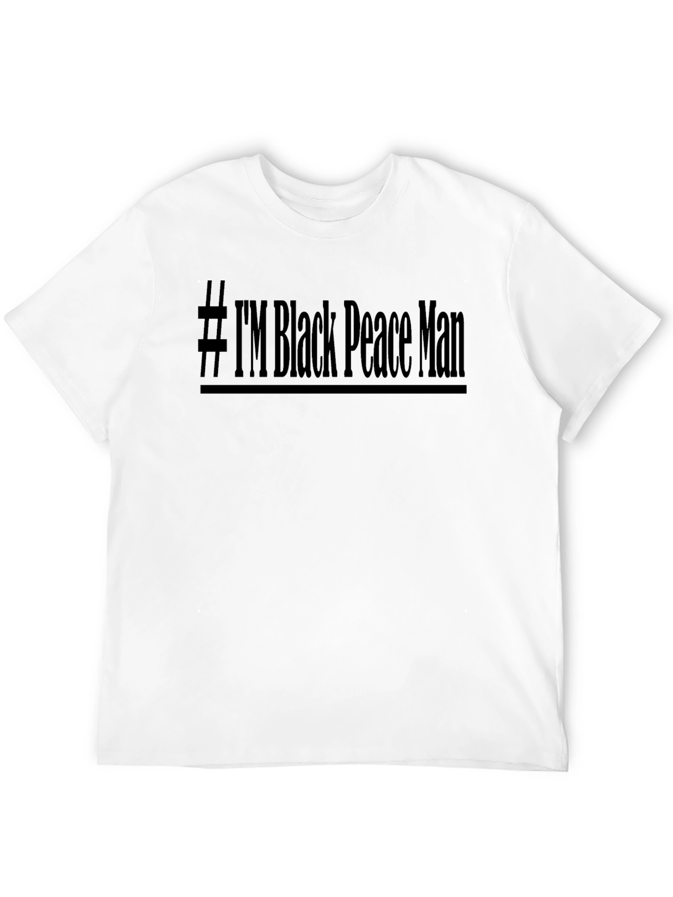 Im Black Peace Man T-Shirt