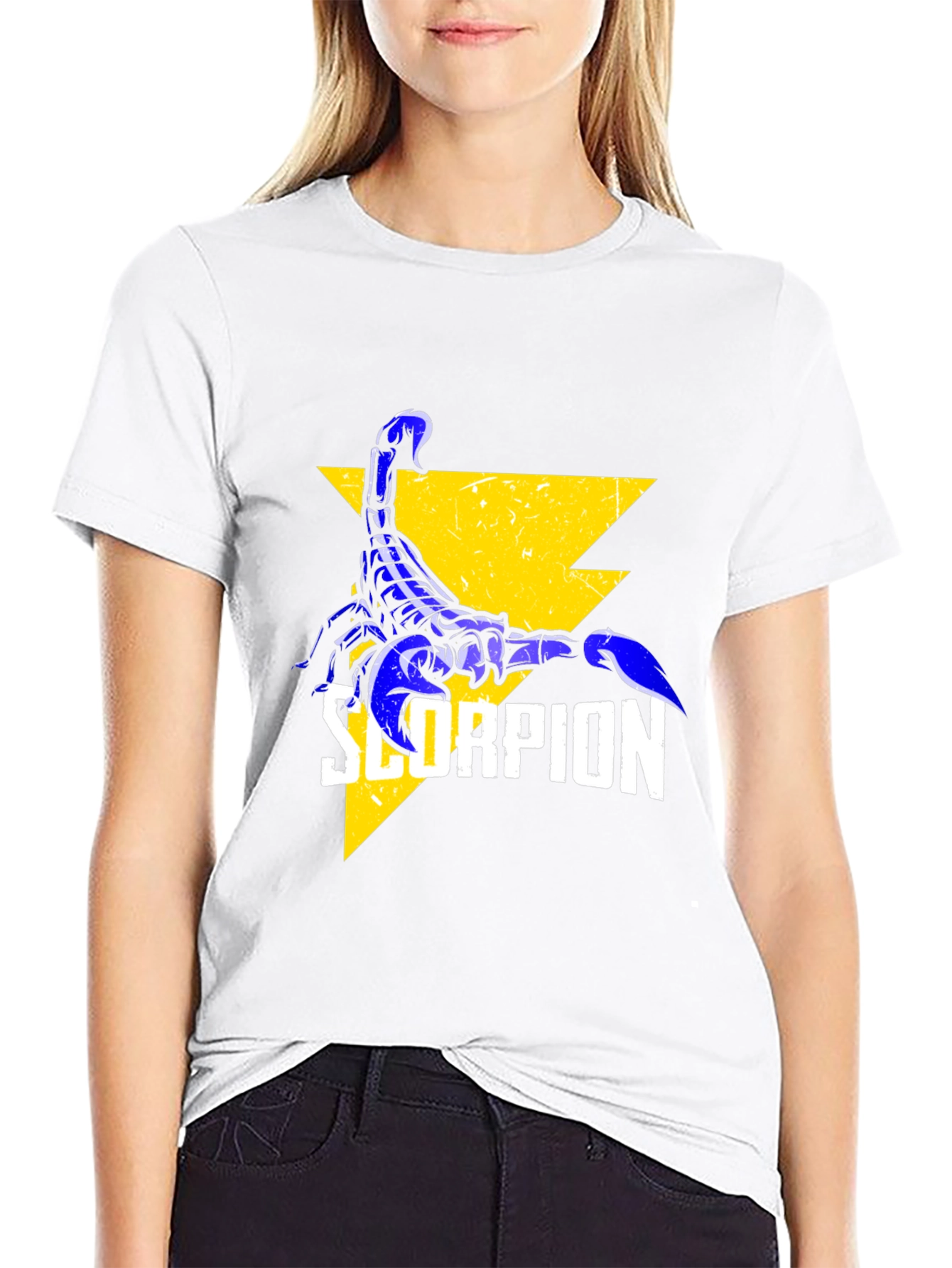 Scorpion Graphic Print Black T-Shirt