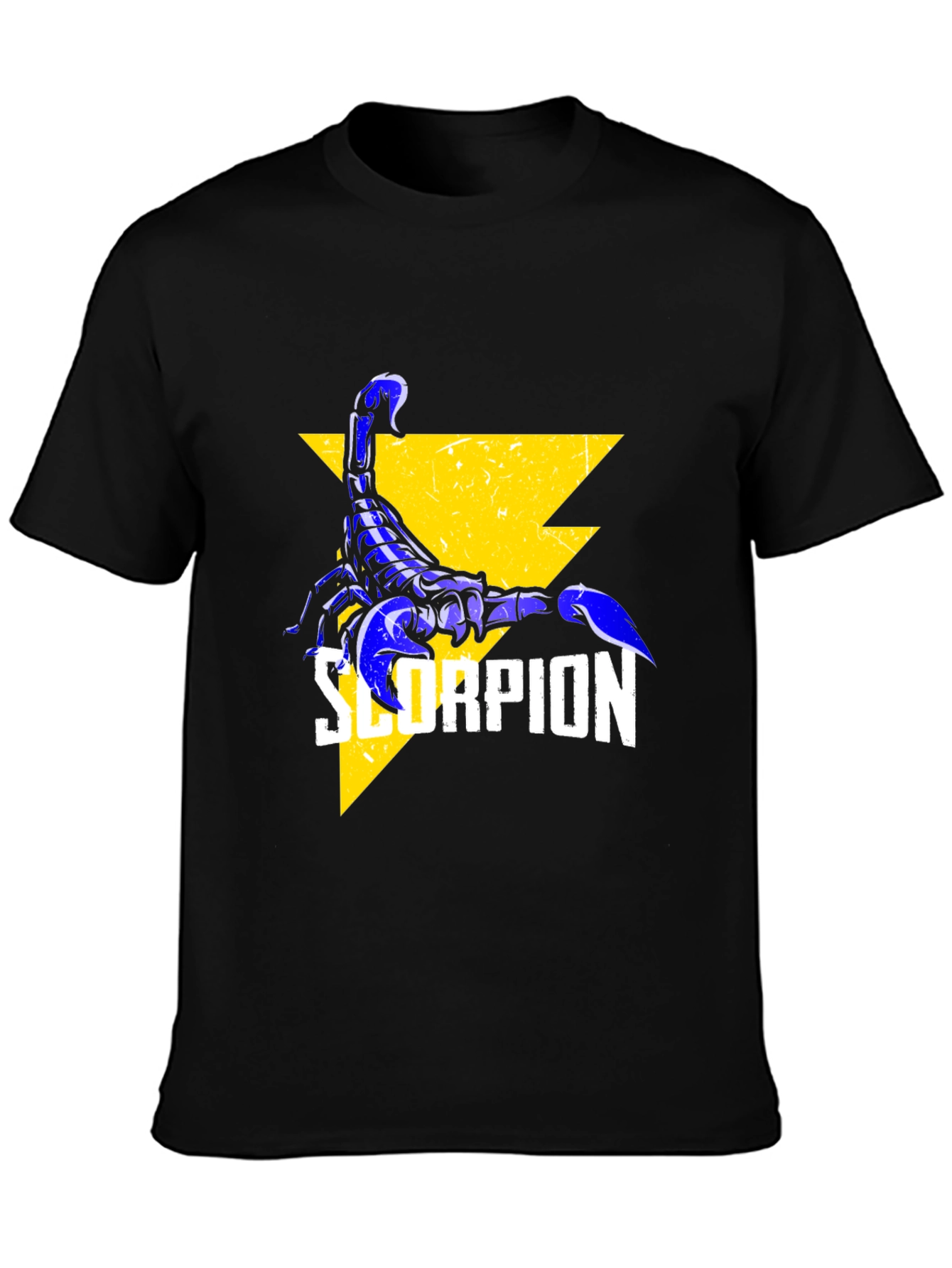 Scorpion Graphic Print Black T-Shirt