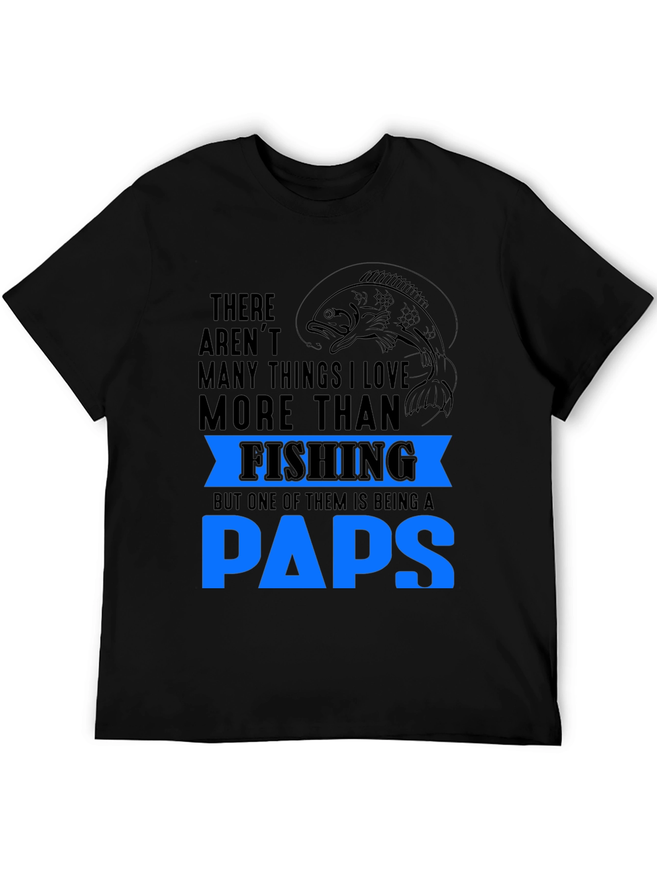 Fishing Paps Graphic T-Shirt