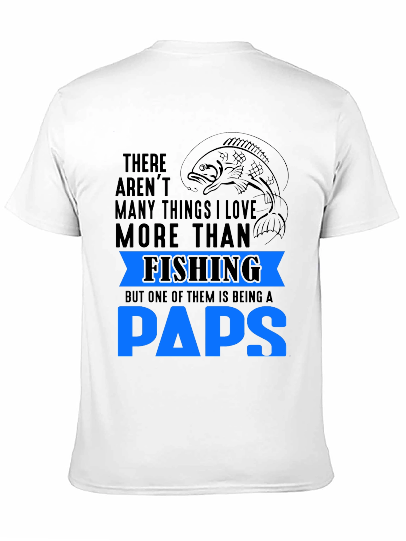Fishing Paps Graphic T-Shirt