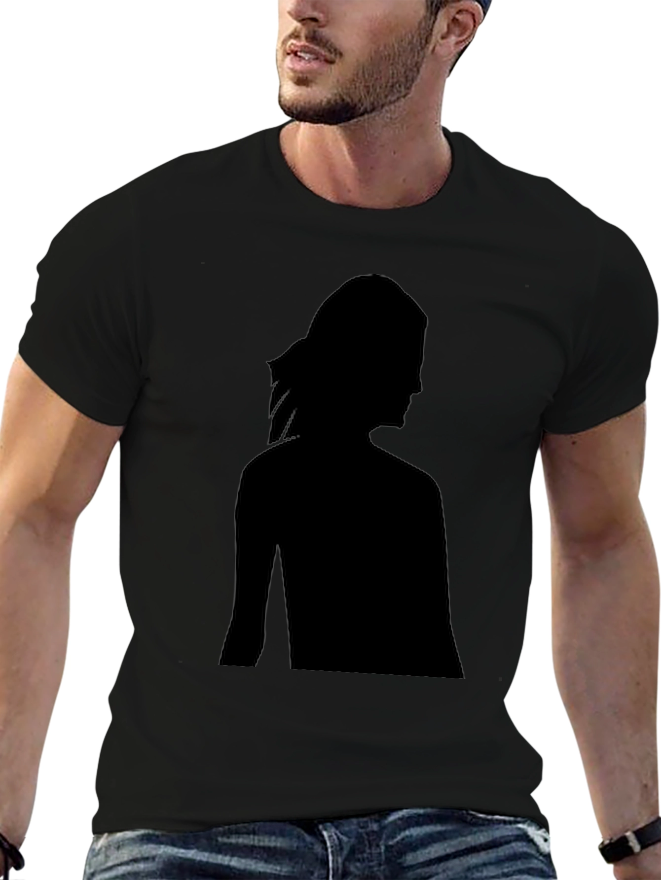Silhouette Graphic Tee - Classic Black Shirt