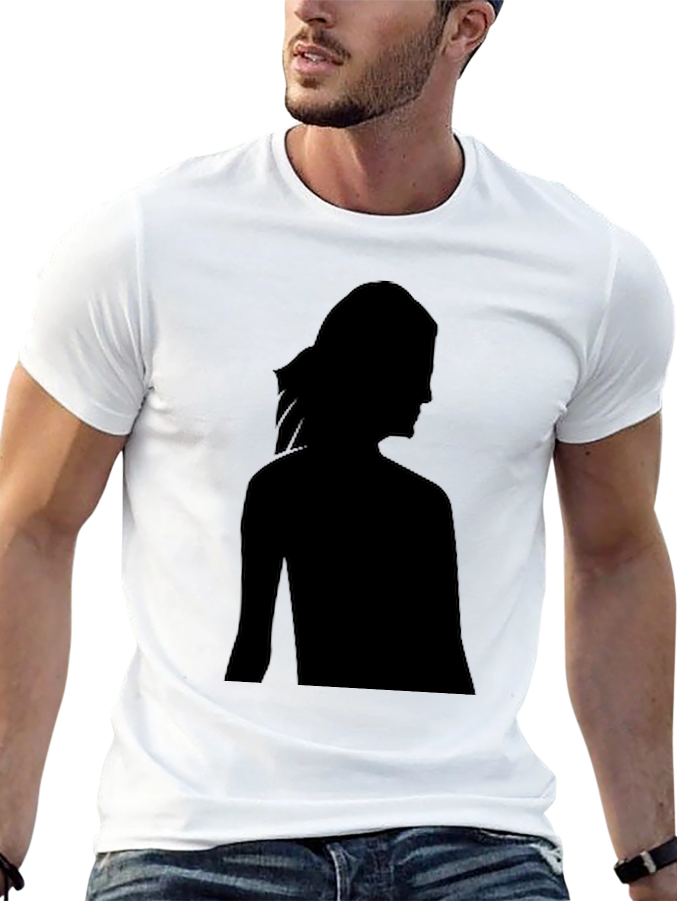 Silhouette Graphic Tee - Classic Black Shirt