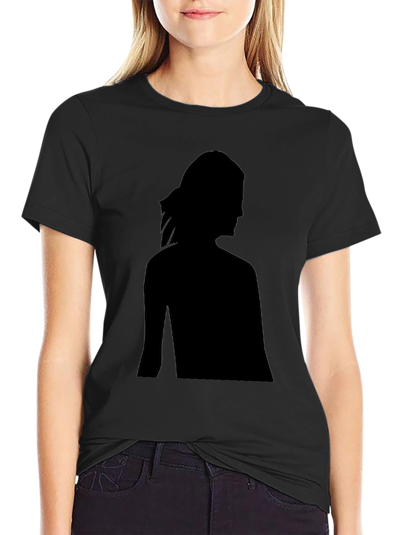 Silhouette Graphic Tee - Classic Black Shirt