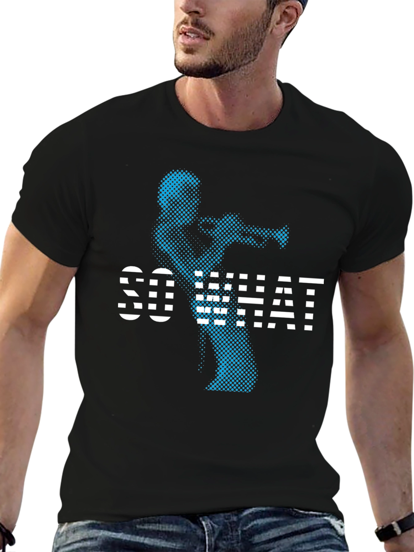 Cool So What T-Shirt - Black Graphic Tee