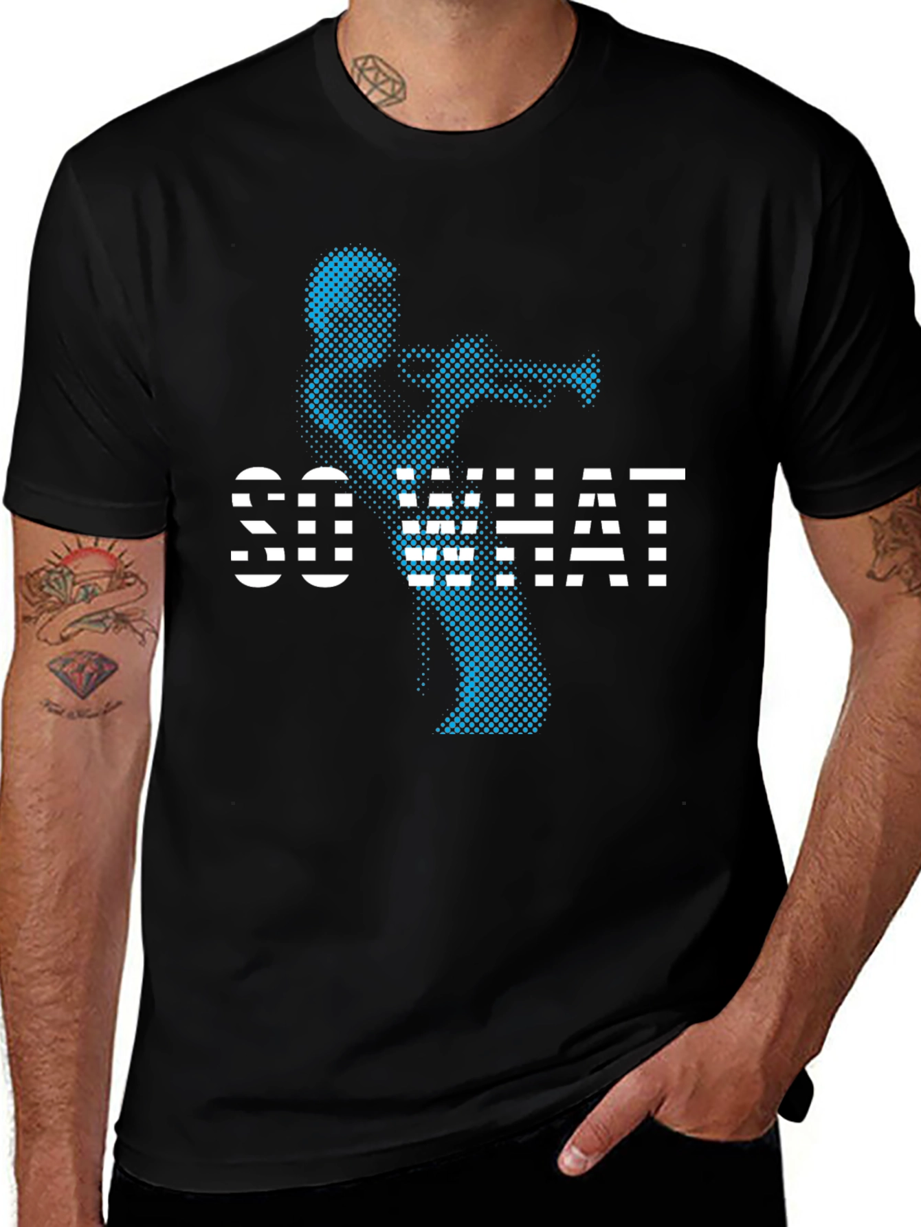 Cool So What T-Shirt - Black Graphic Tee