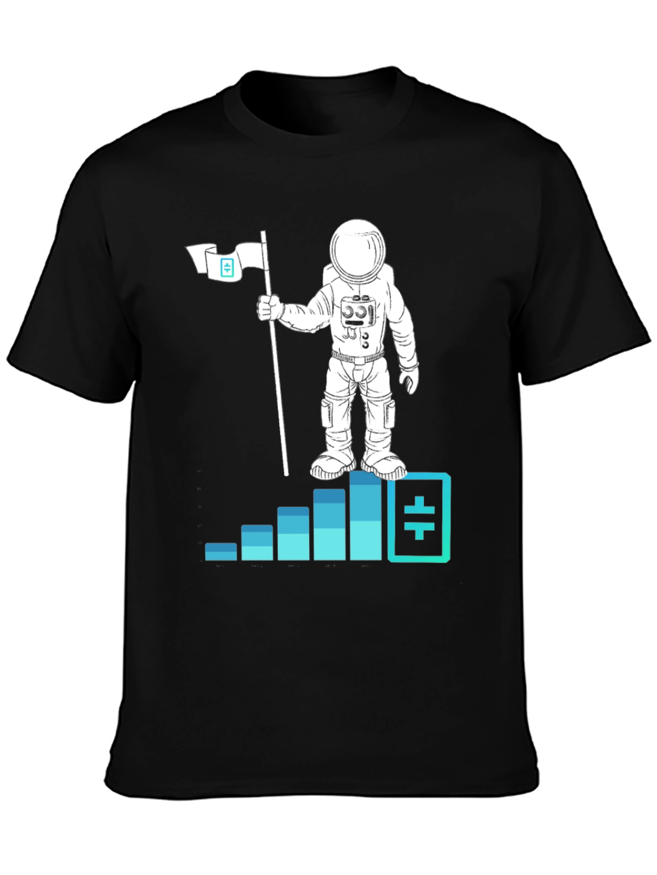 Theta Astronaut T-Shirt - Crypto Moon Landing Tee