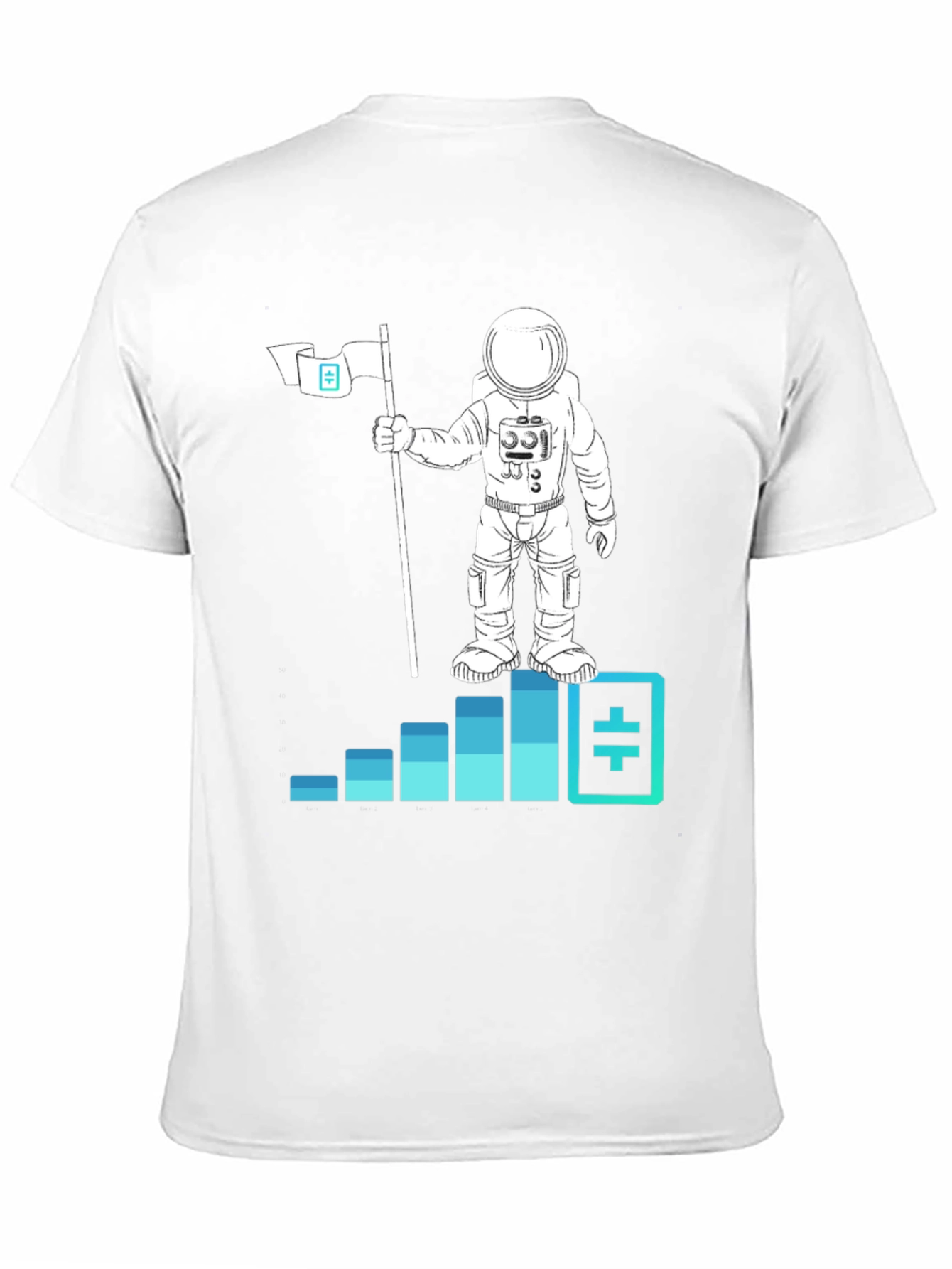 Theta Astronaut T-Shirt - Crypto Moon Landing Tee