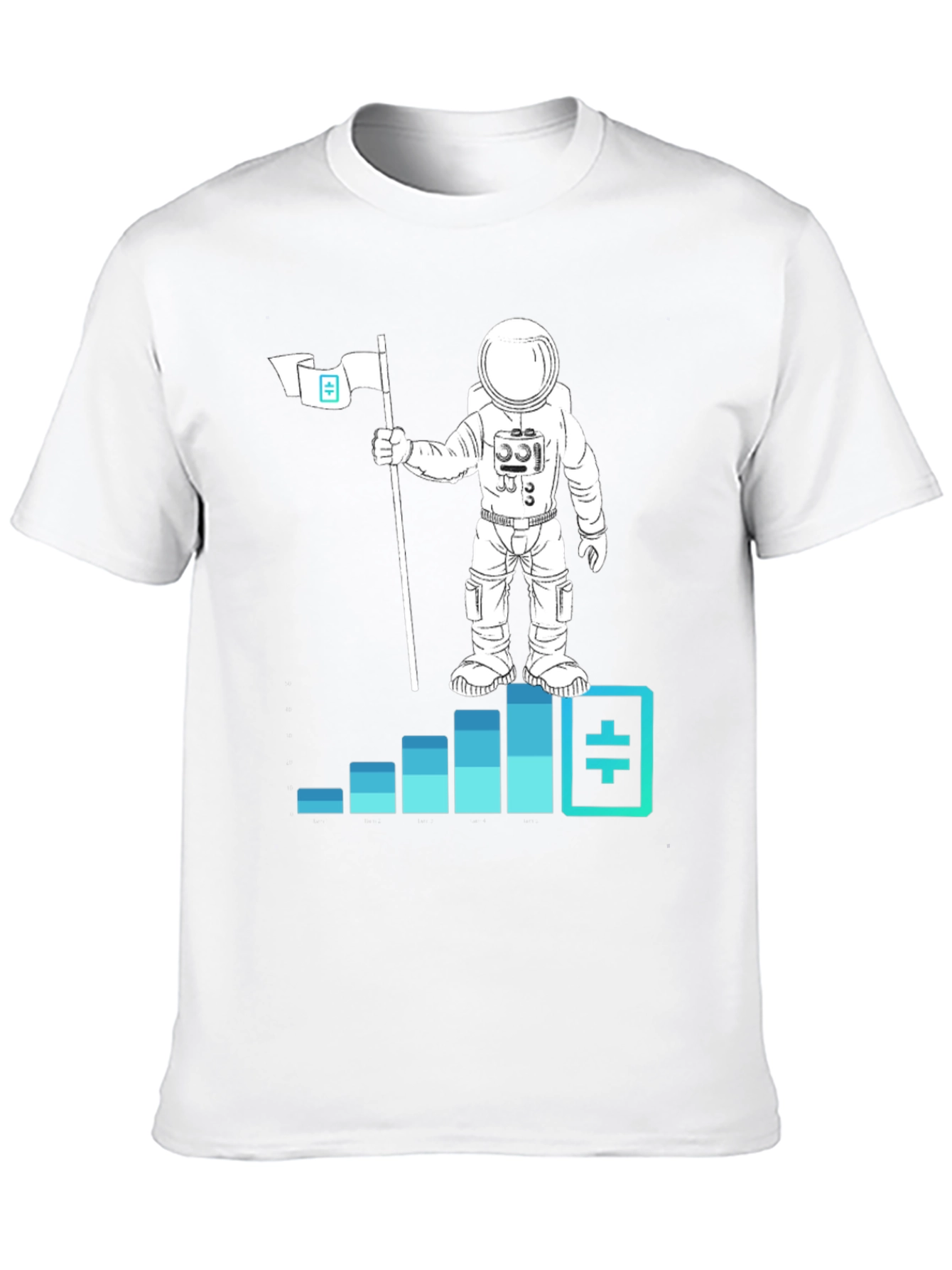 Theta Astronaut T-Shirt - Crypto Moon Landing Tee