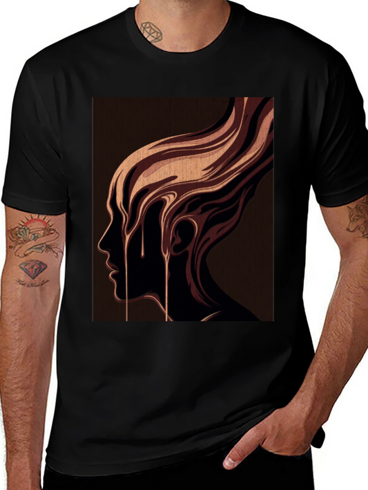 Abstract Woman Face Graphic Tee