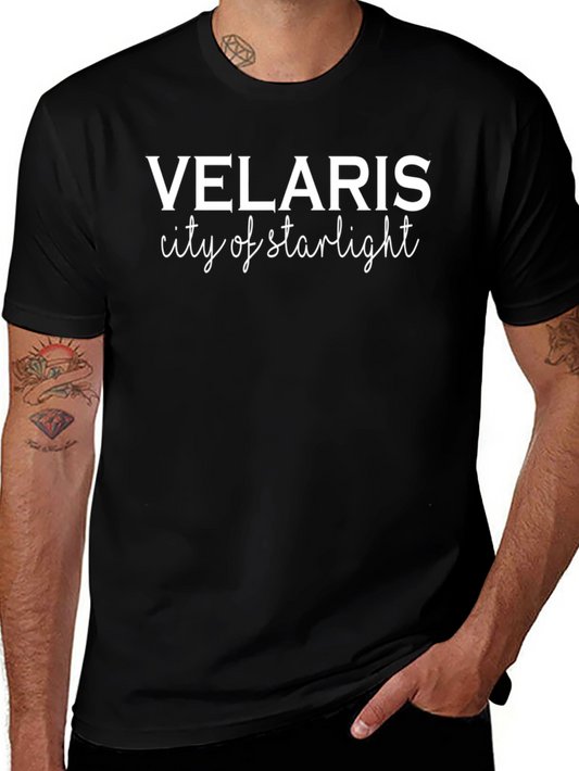 Velaris City of Starlight Black Graphic Tee
