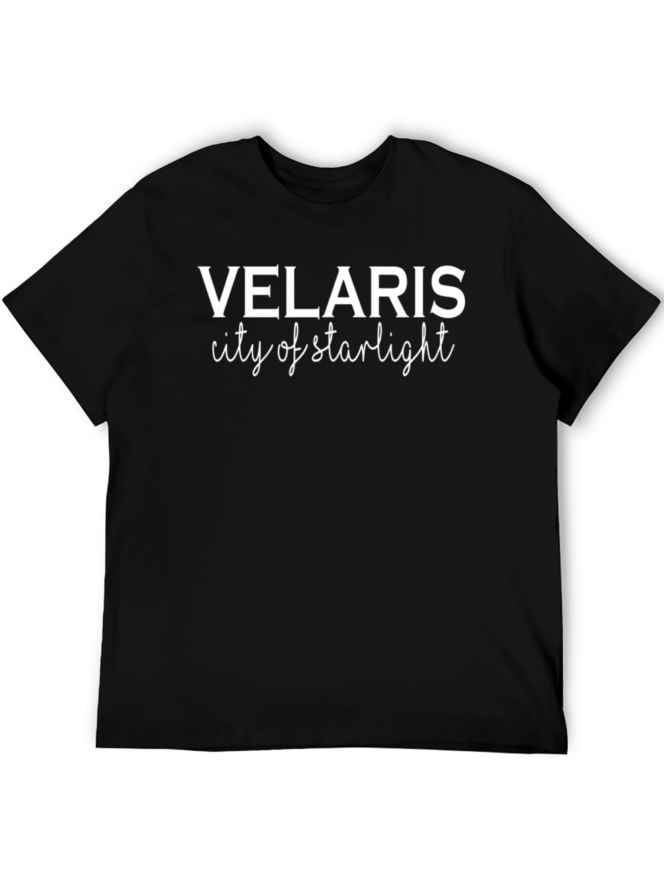 Velaris City of Starlight Black Graphic Tee