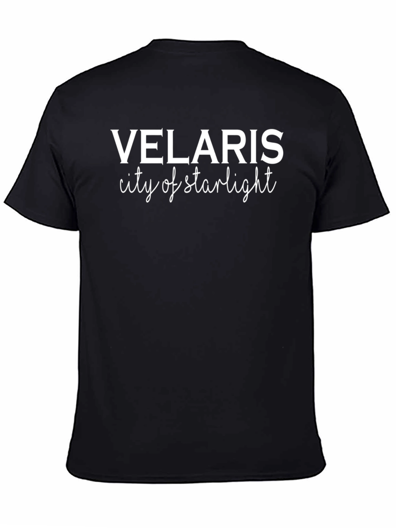 Velaris City of Starlight Black Graphic Tee