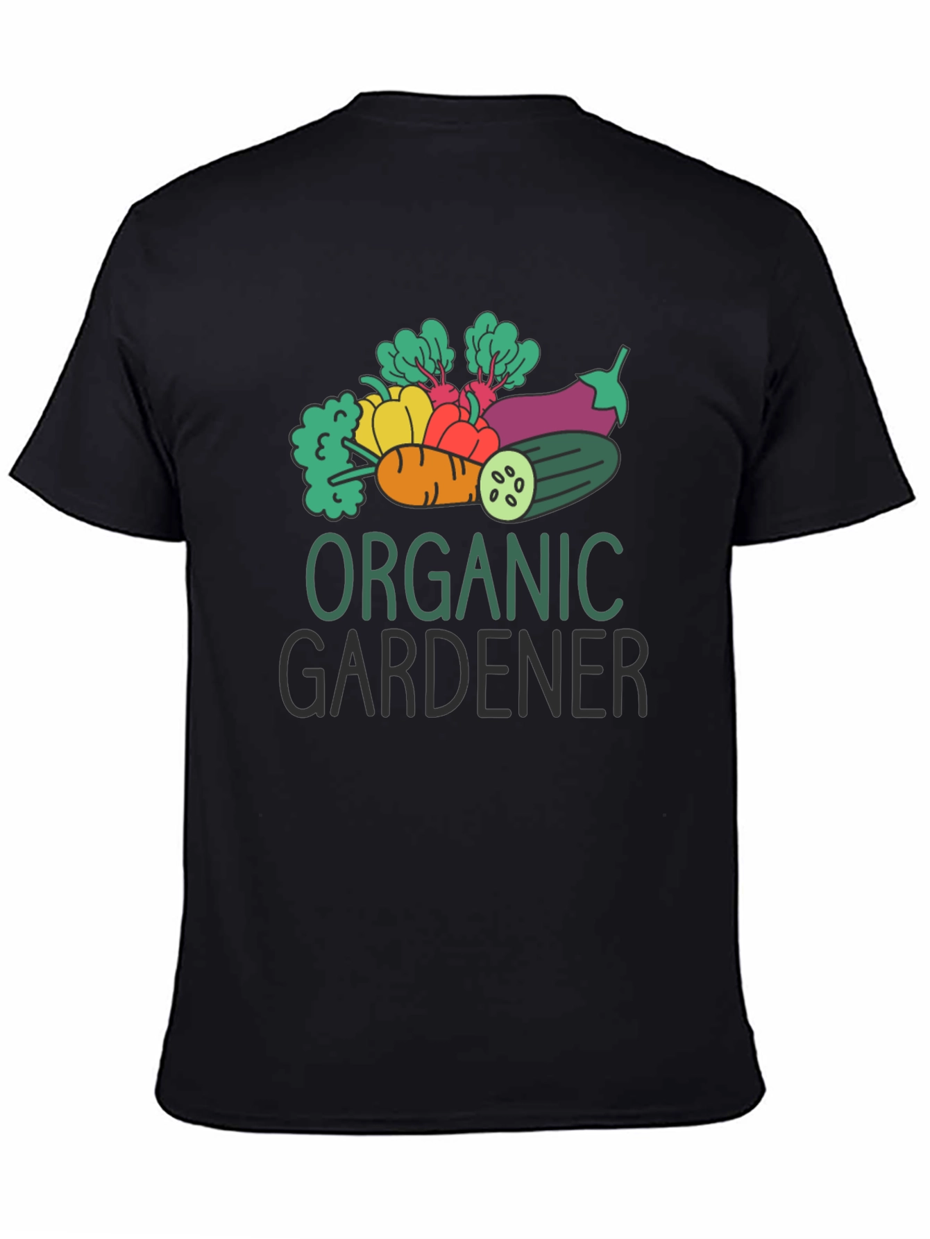 Organic Gardener Graphic Tee - Black Cotton T-Shirt