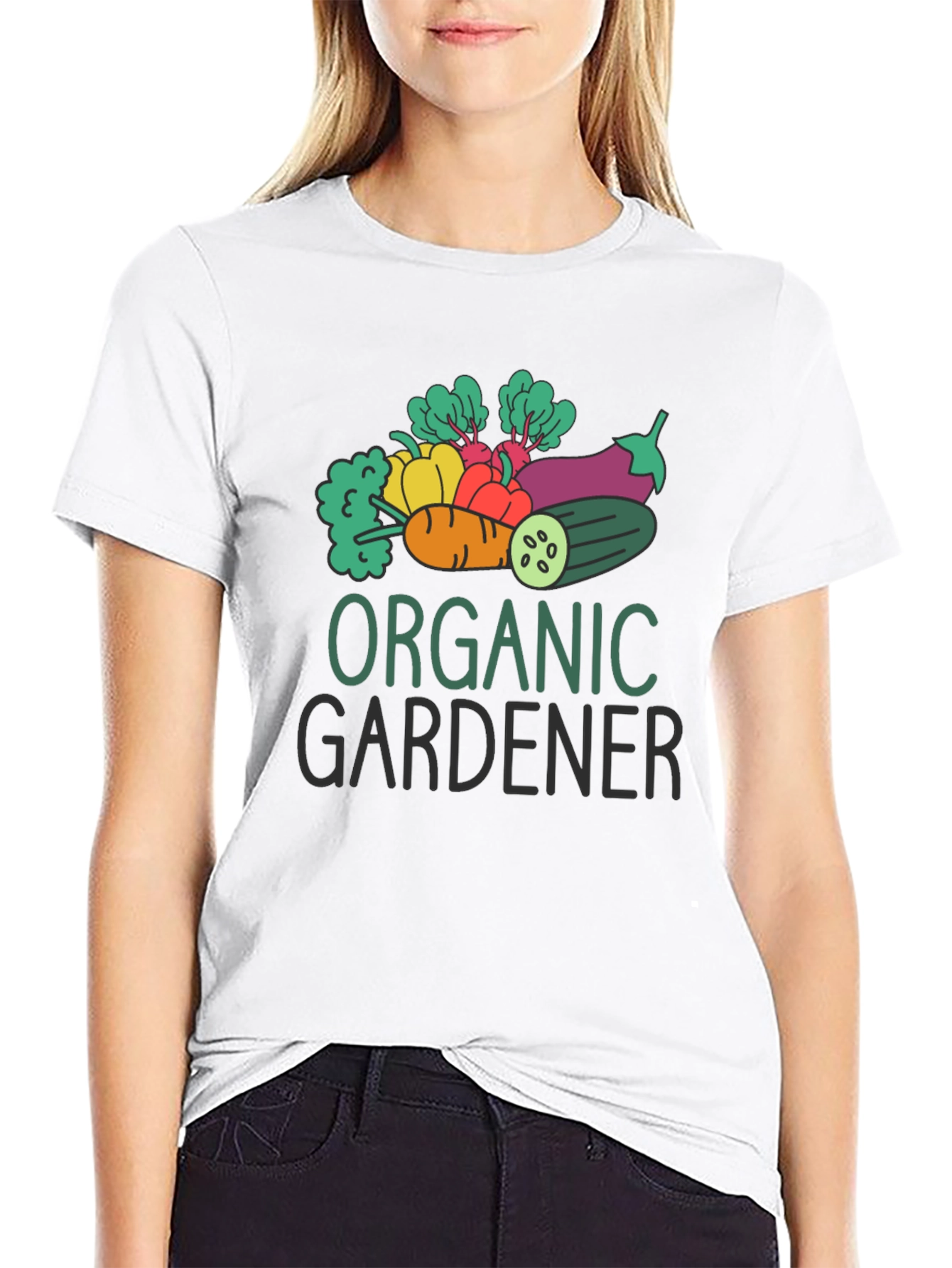 Organic Gardener Graphic Tee - Black Cotton T-Shirt
