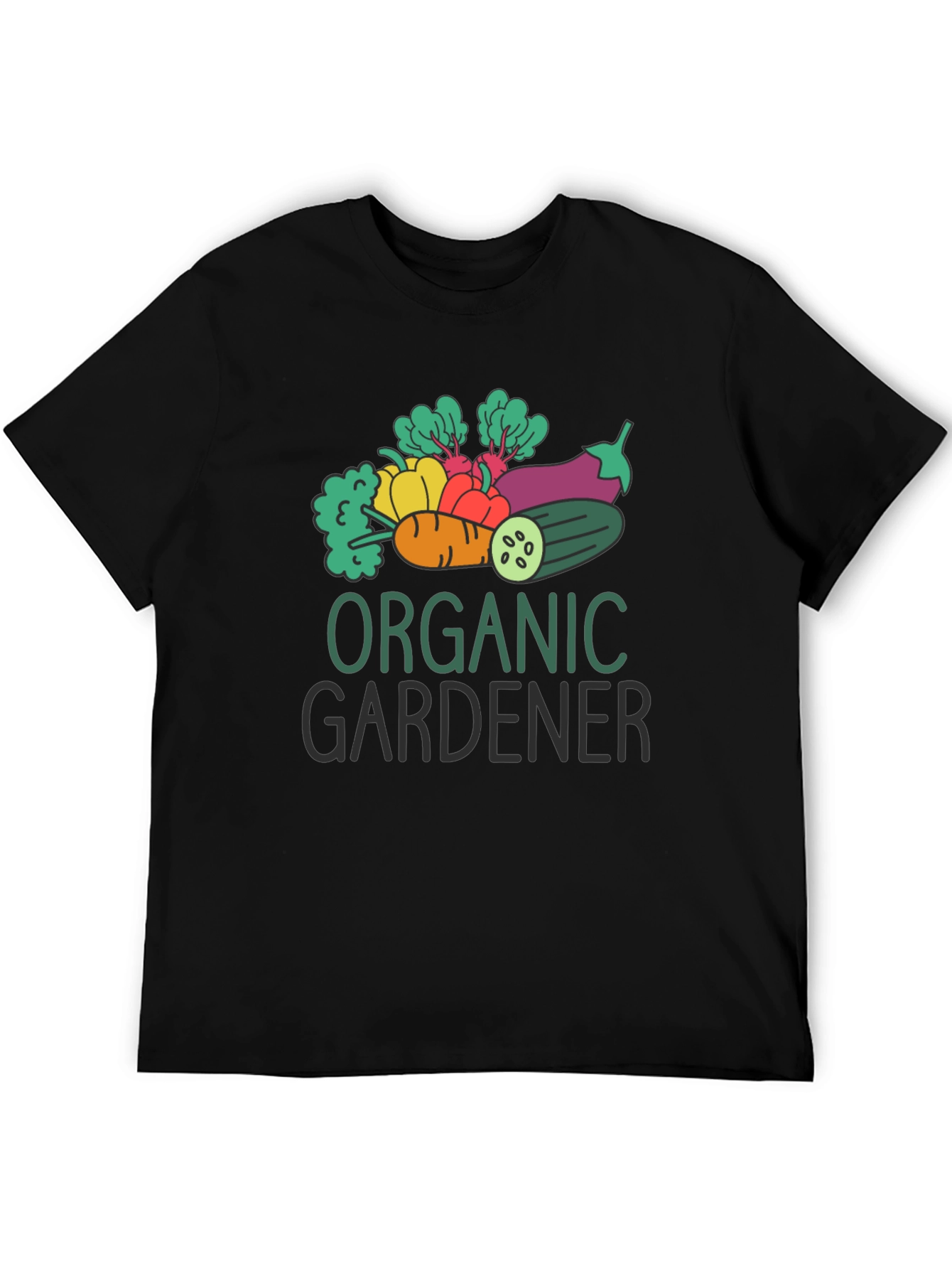 Organic Gardener Graphic Tee - Black Cotton T-Shirt