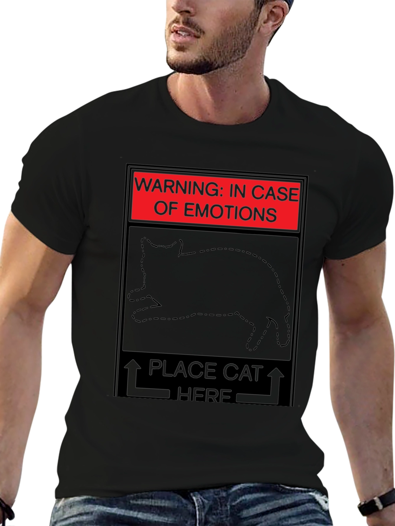 In Case of Emotions Cat T-Shirt