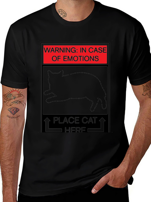 In Case of Emotions Cat T-Shirt