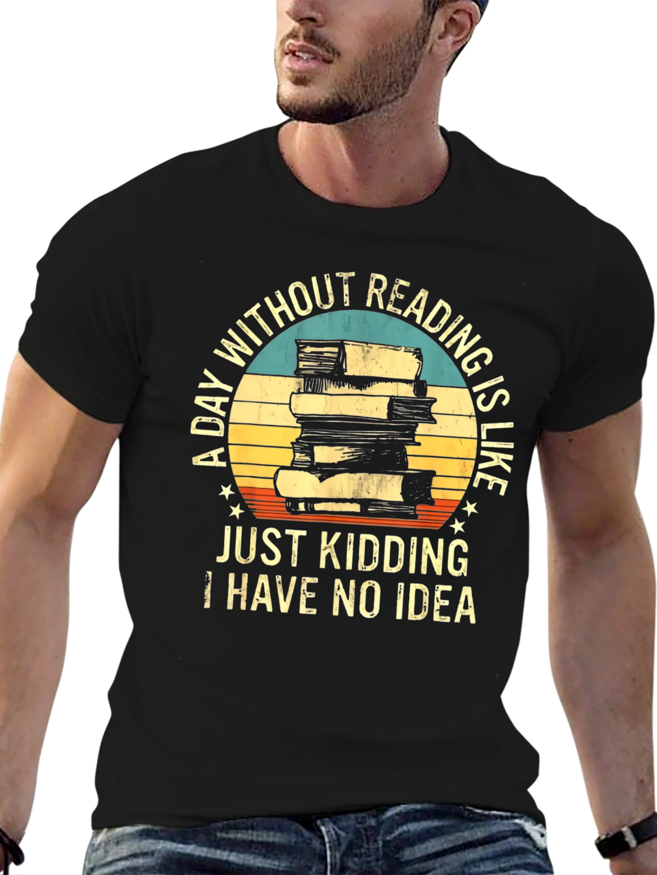 Funny Reading T-Shirt - A Day Without Reading