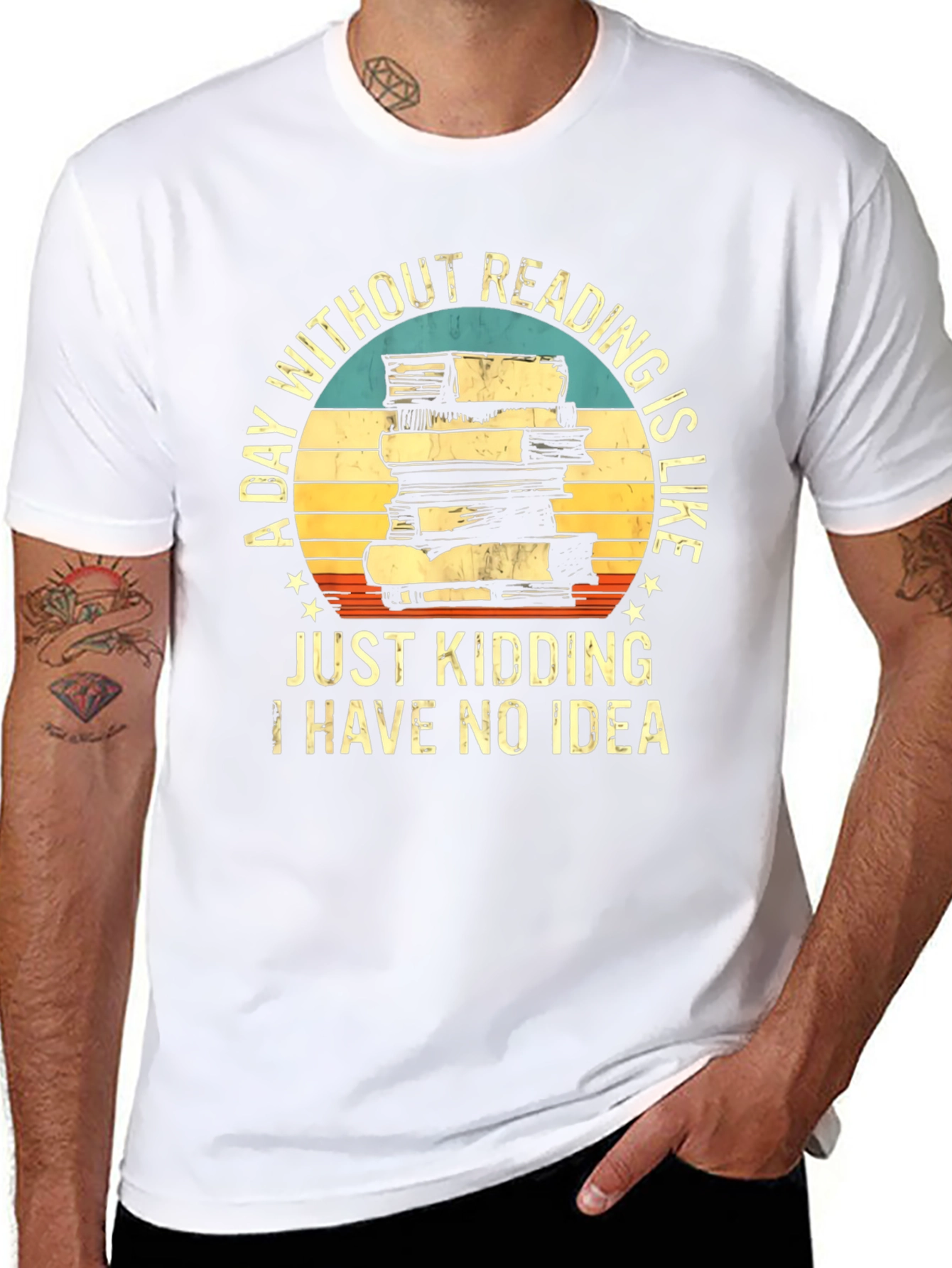 Funny Reading T-Shirt - A Day Without Reading