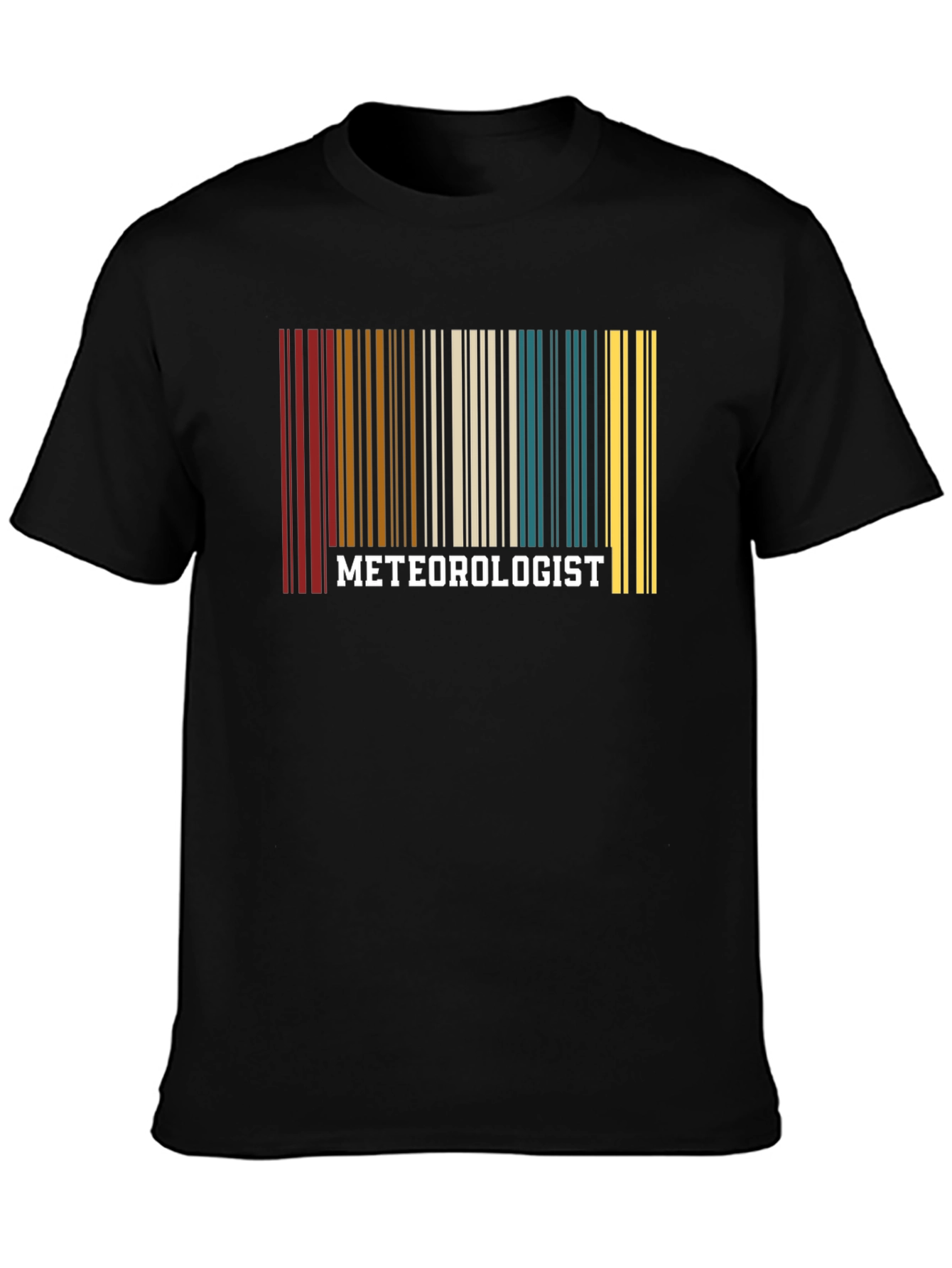 Meteorologist Barcode T-Shirt - Weather Science Gift