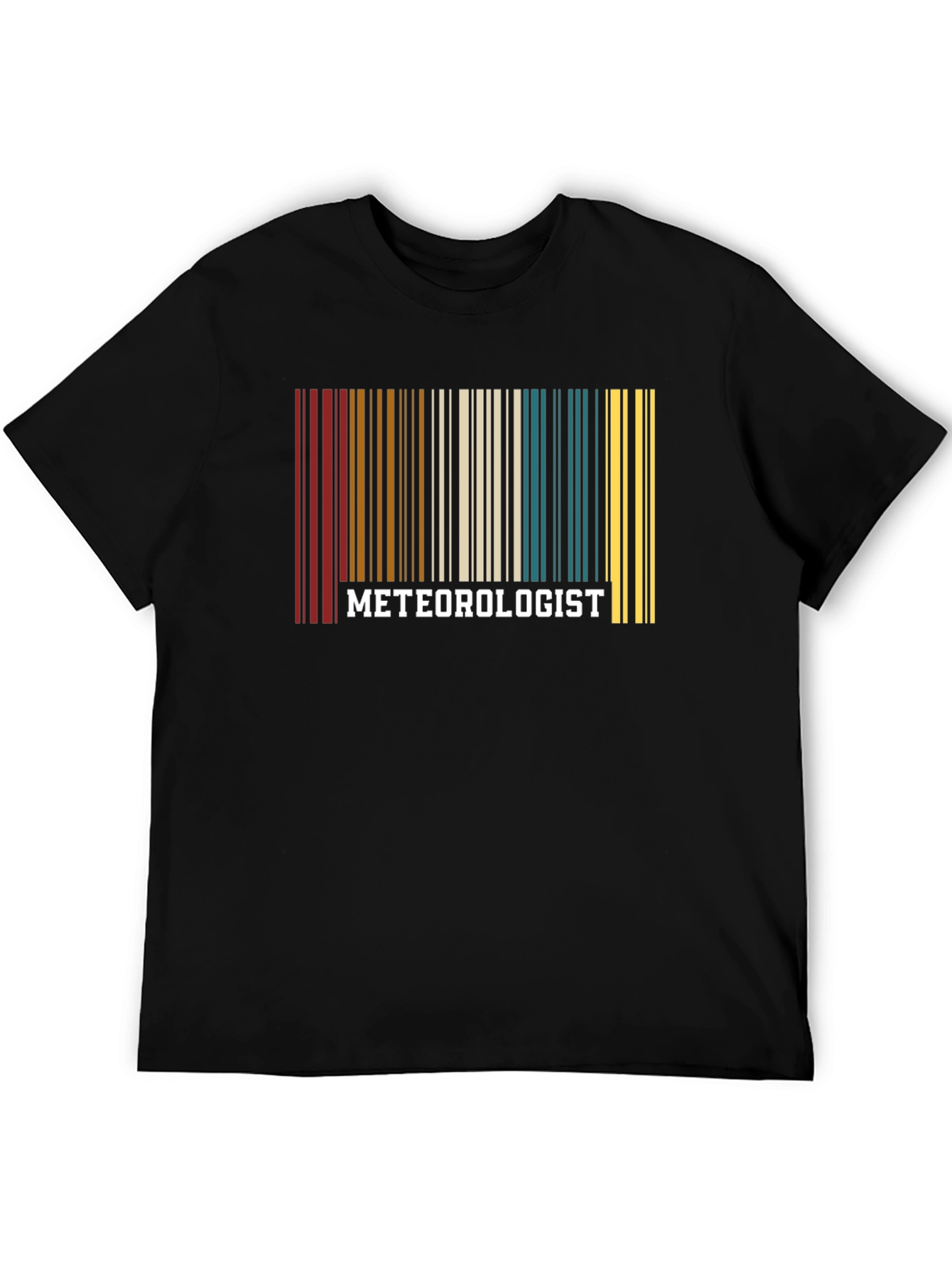 Meteorologist Barcode T-Shirt - Weather Science Gift