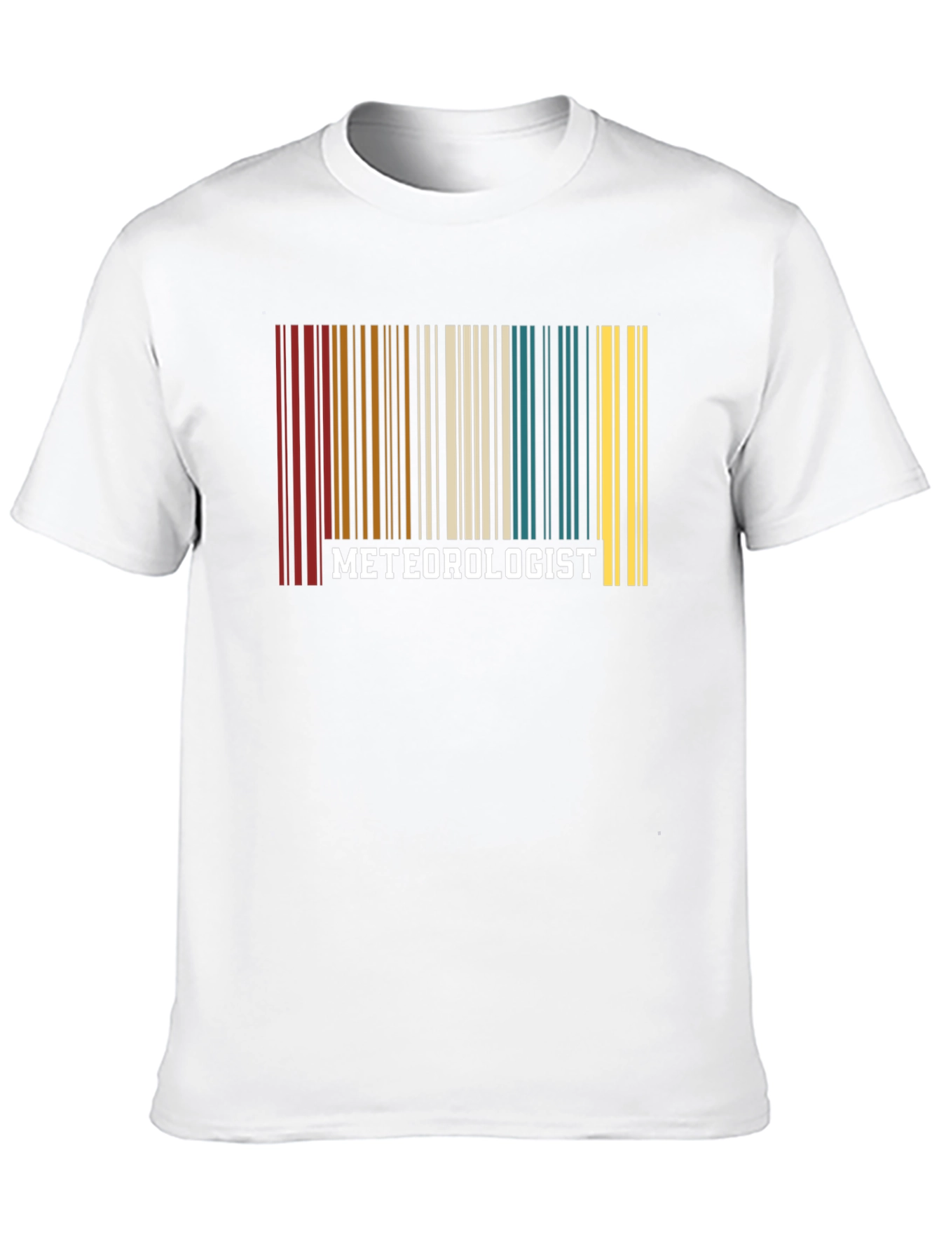 Meteorologist Barcode T-Shirt - Weather Science Gift