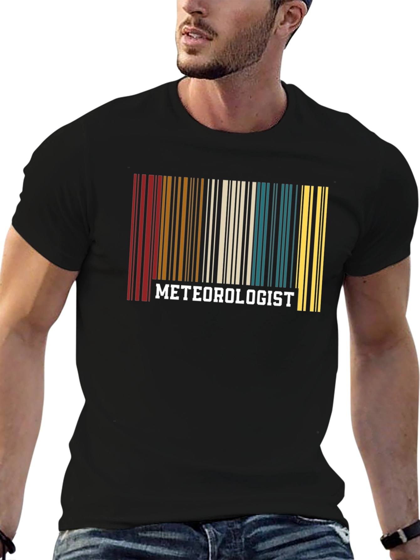 Meteorologist Barcode T-Shirt - Weather Science Gift