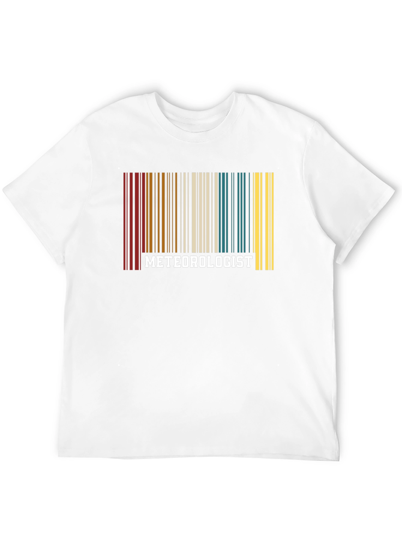 Meteorologist Barcode T-Shirt - Weather Science Gift