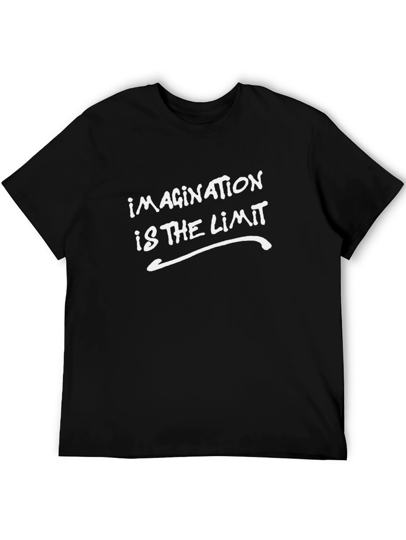 Imagination is the Limit Black Graphic Tee