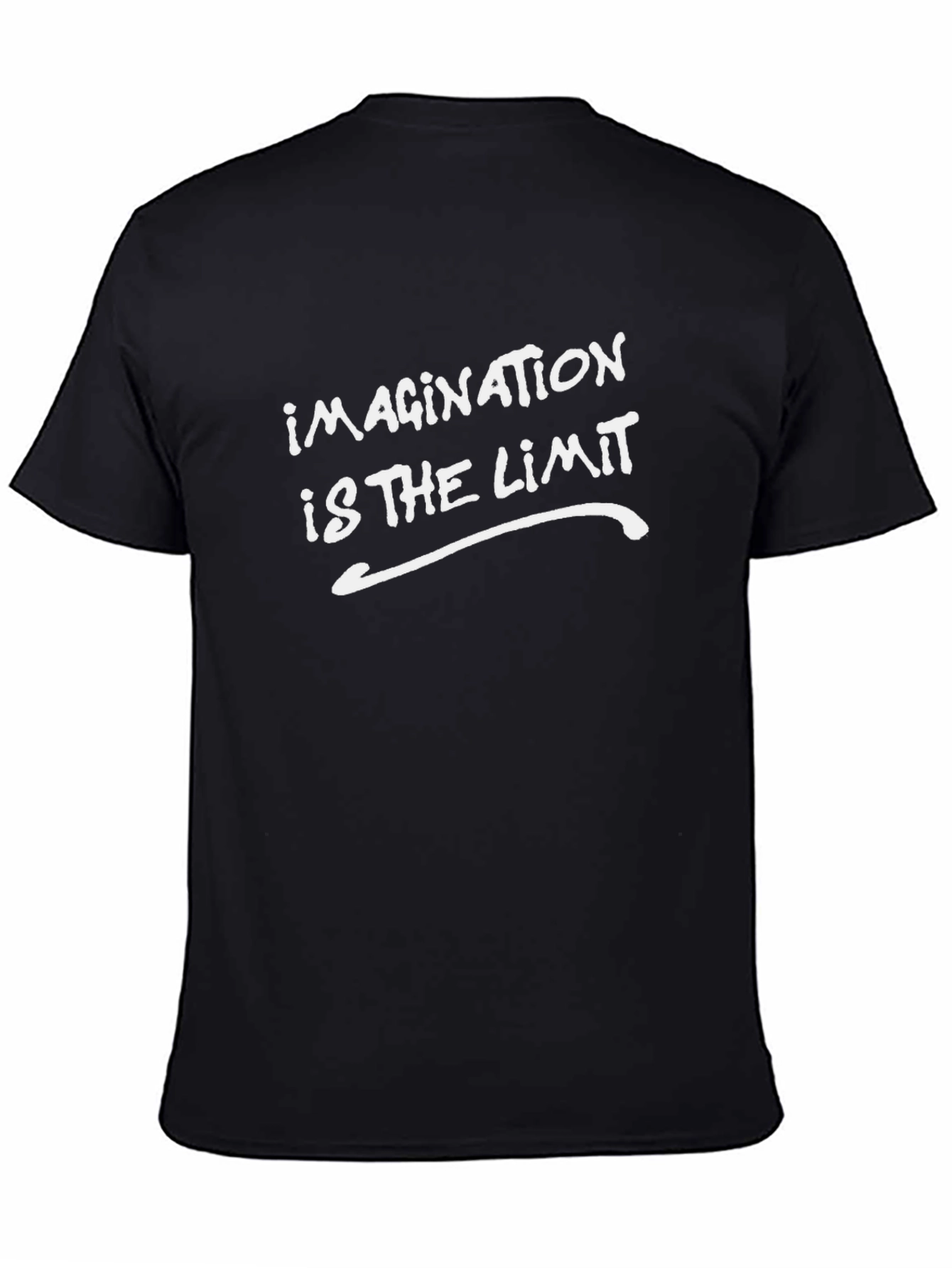 Imagination is the Limit Black Graphic Tee