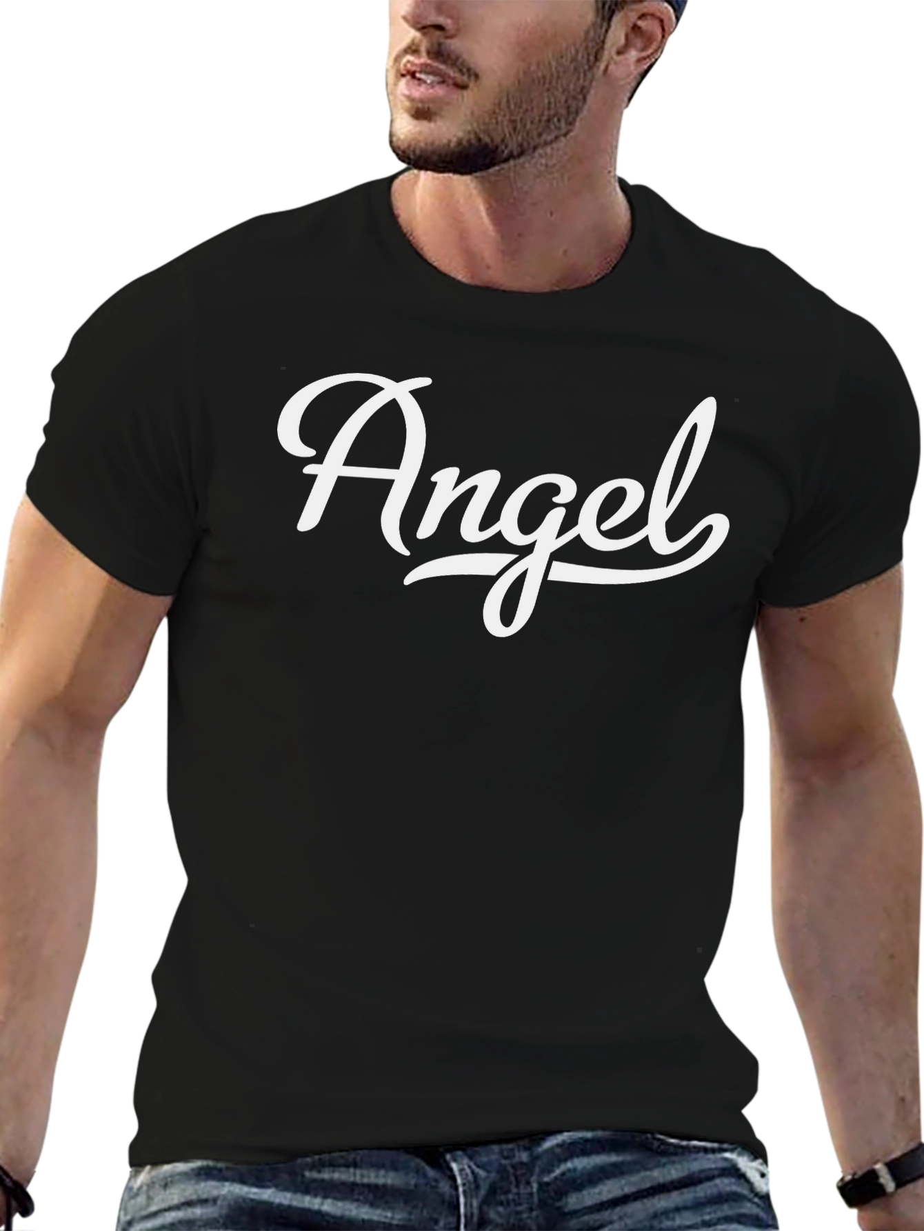 Angel Graphic Tee - Stylish Casual Wear