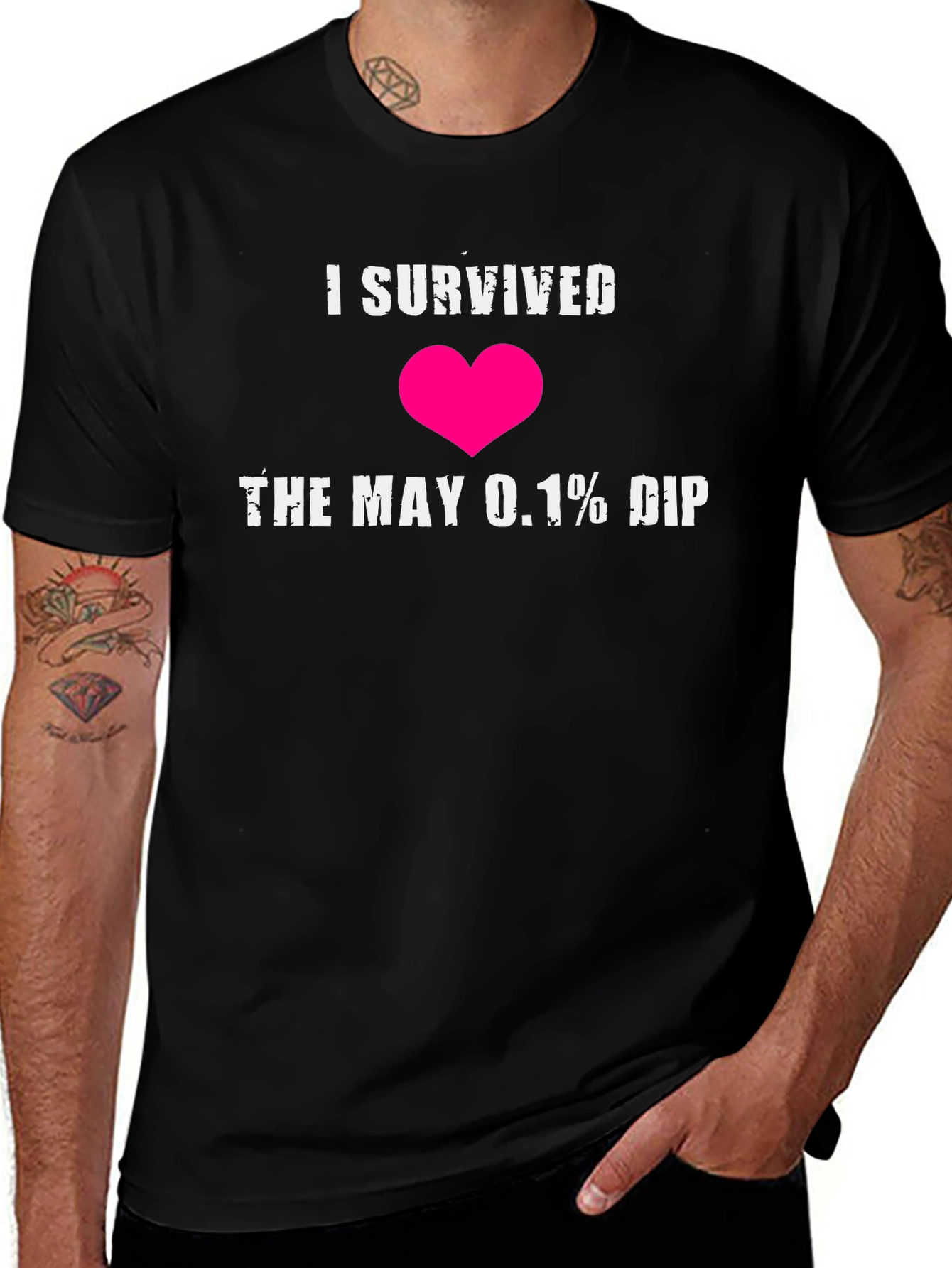 I Survived the May 0.1% DIP Graphic T-Shirt